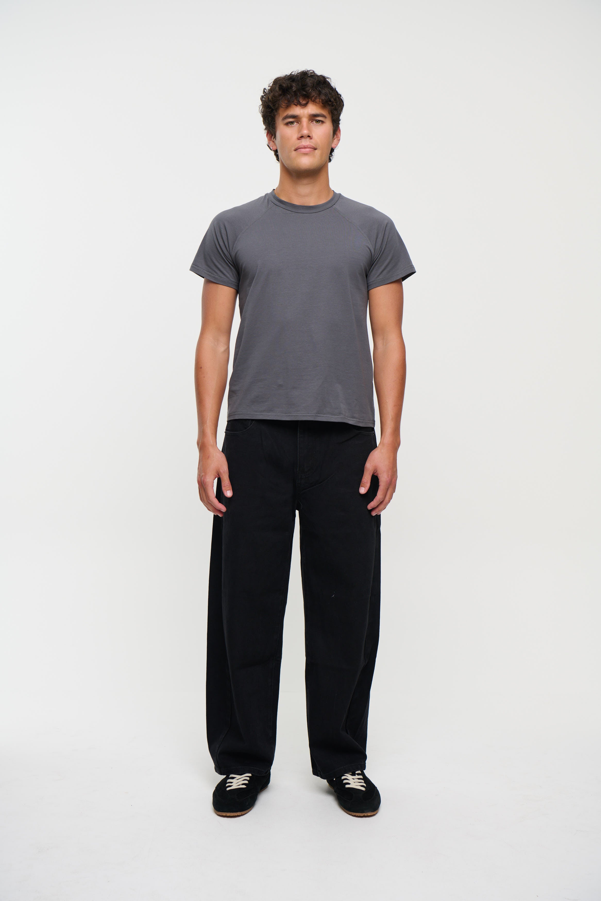 Kyle Wide Denim Black