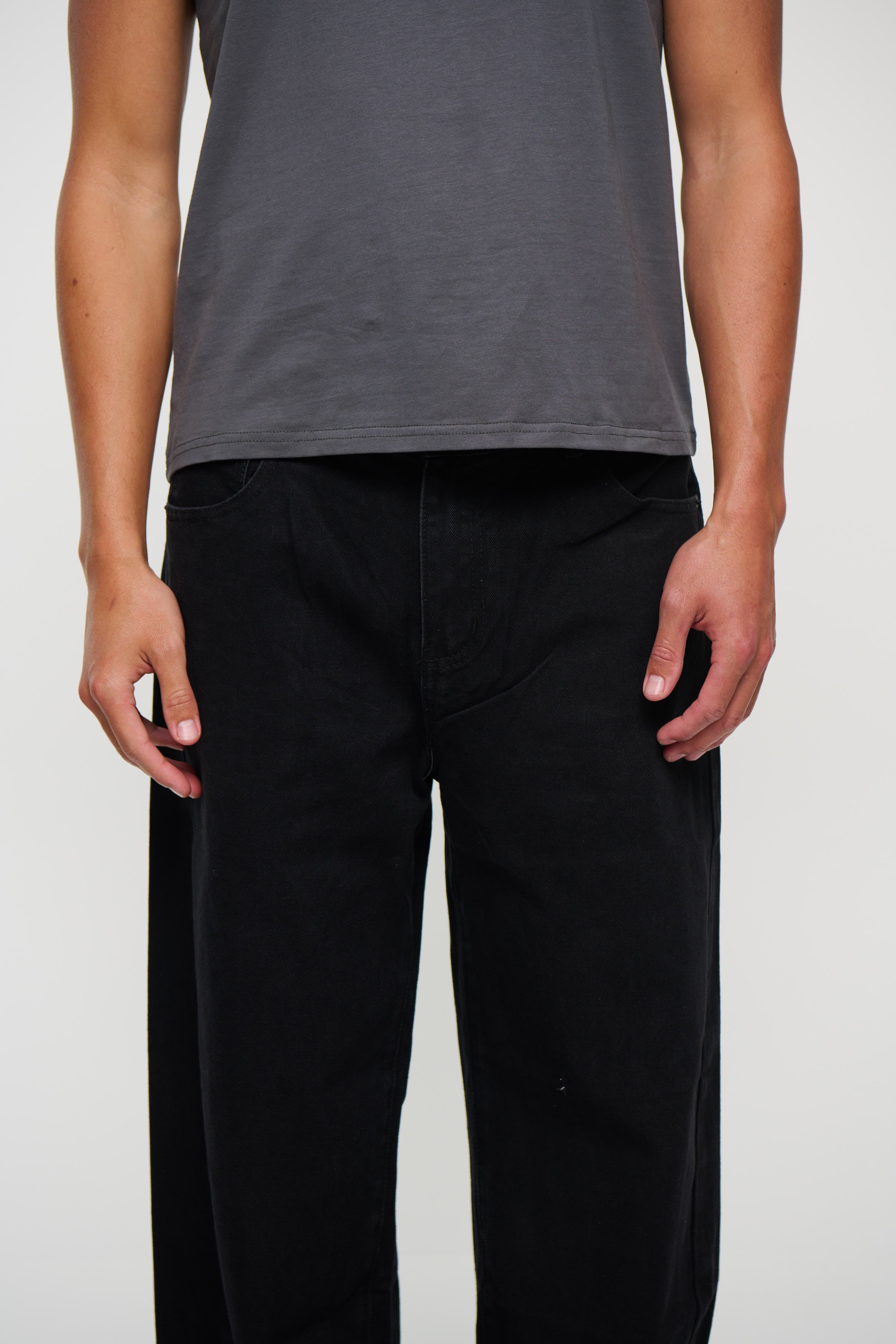 Kyle Wide Denim Black