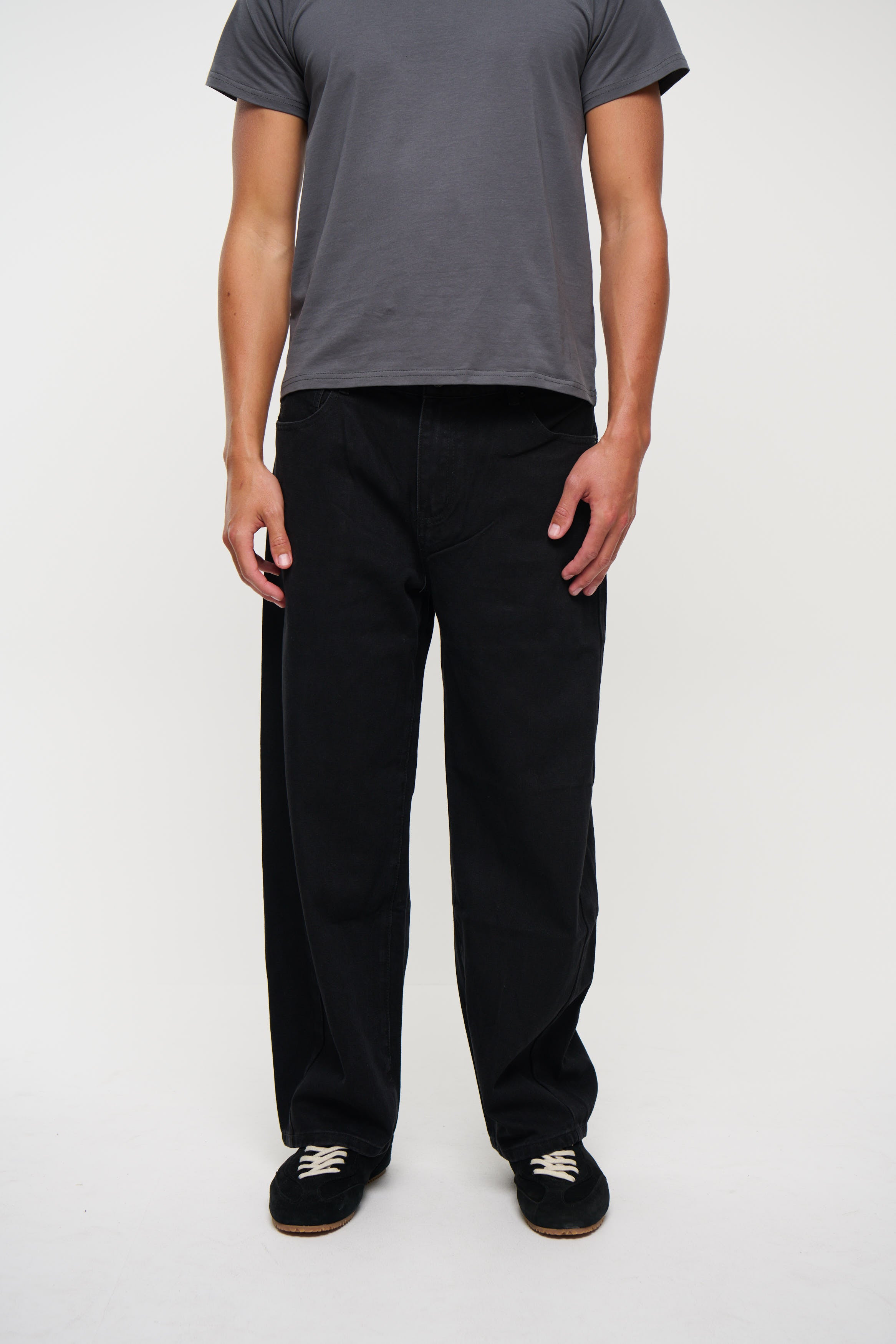 Kyle Wide Denim Black