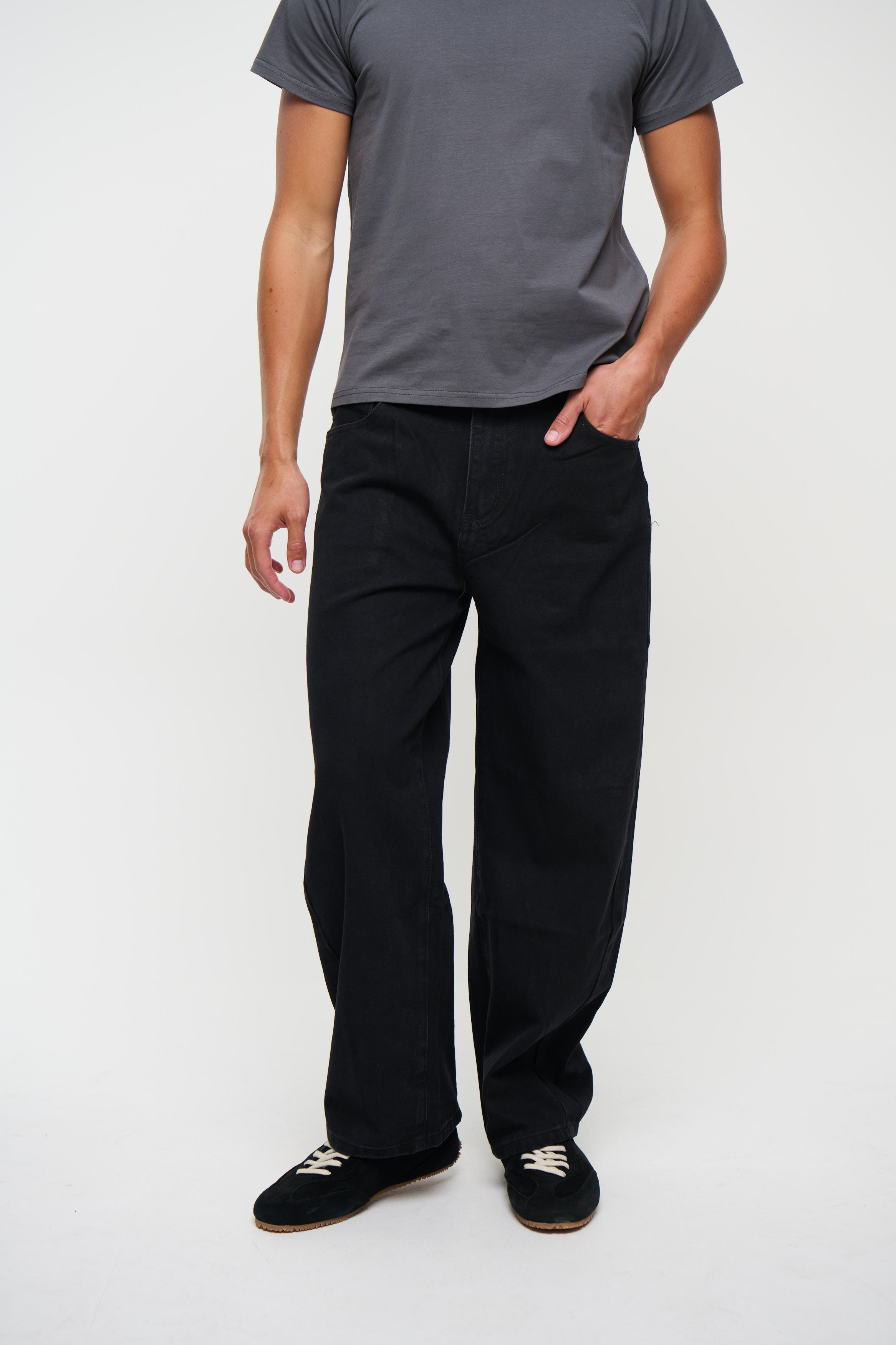 Kyle Wide Denim Black
