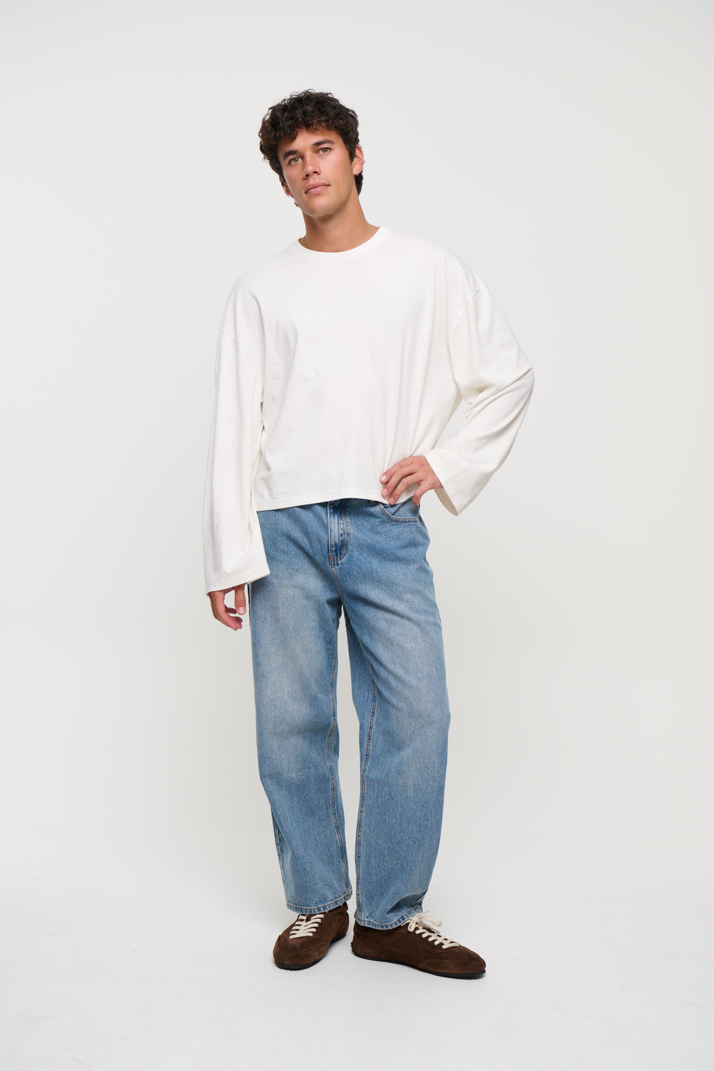 Louis Baggy Denim Blue