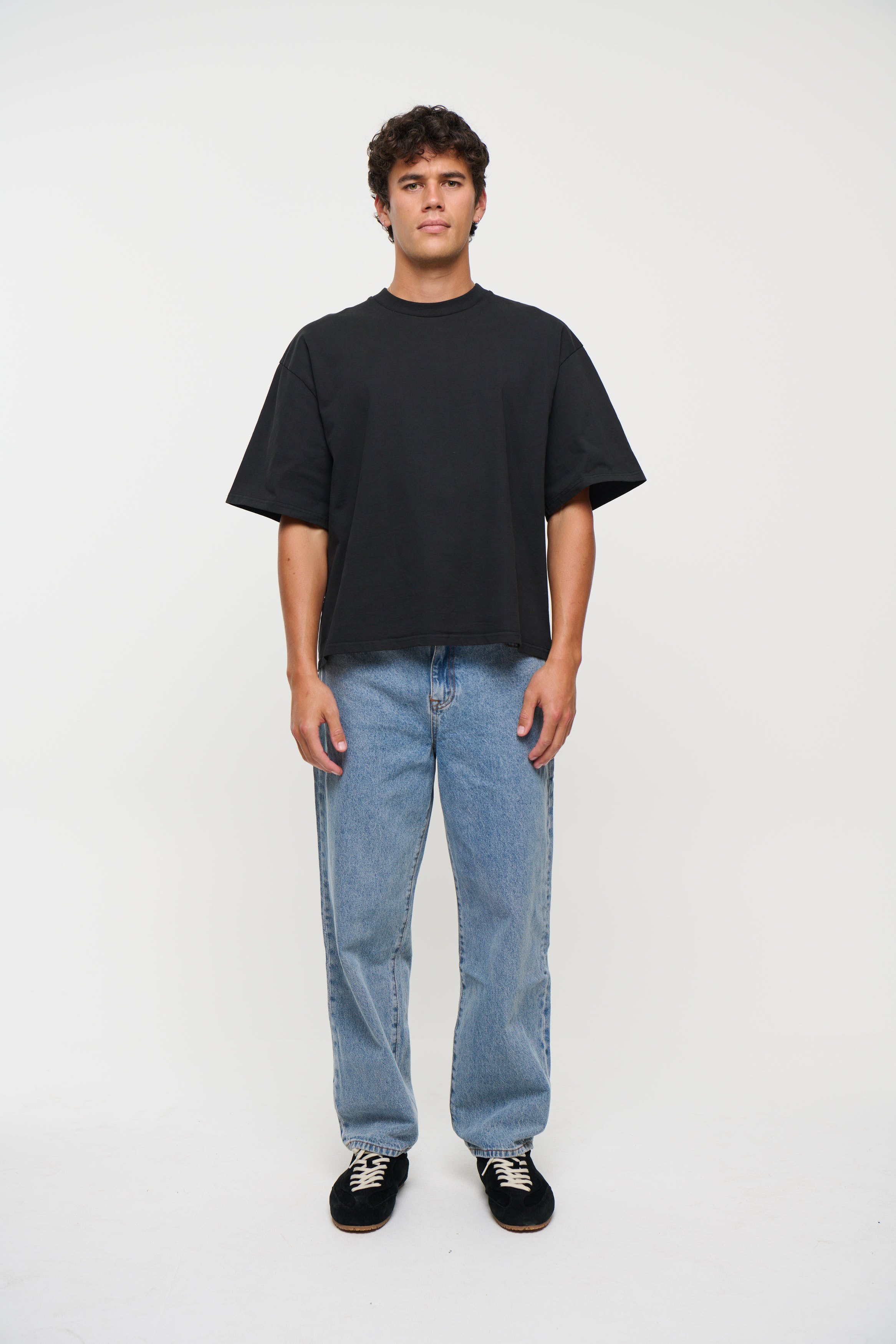 Cruz Baggy Denim Mid Blue