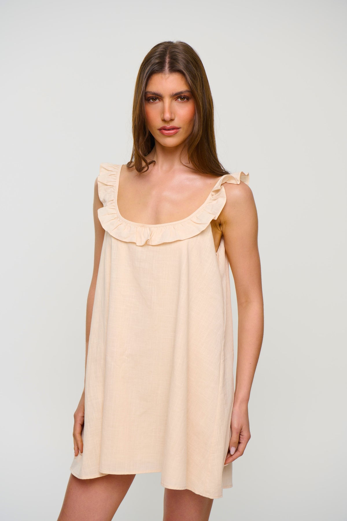 Perla Mini Dress Oat