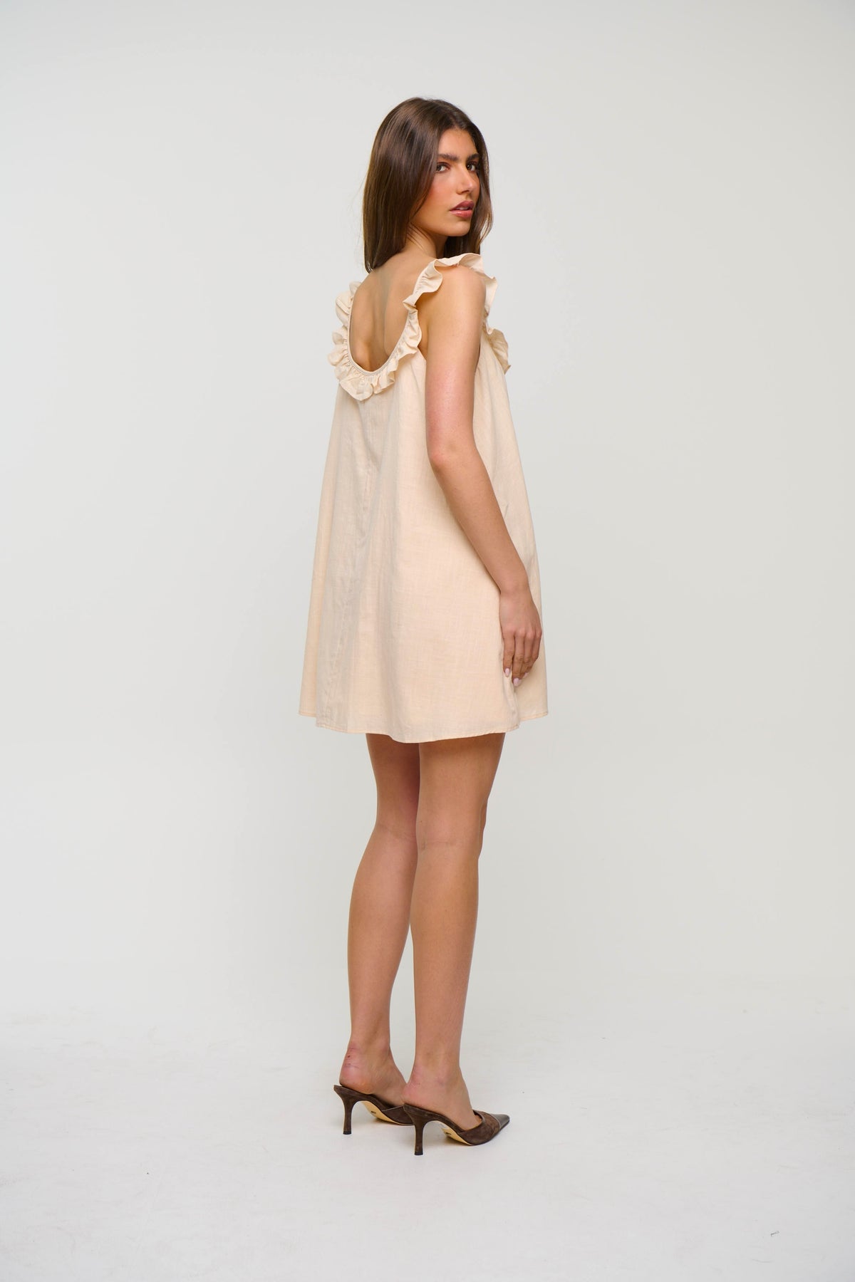 Perla Mini Dress Oat