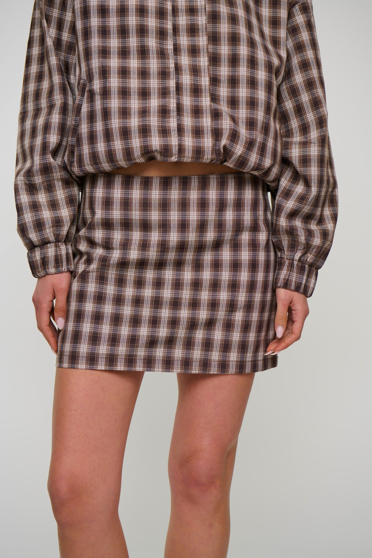 Peyton Mini Skirt Chocolate