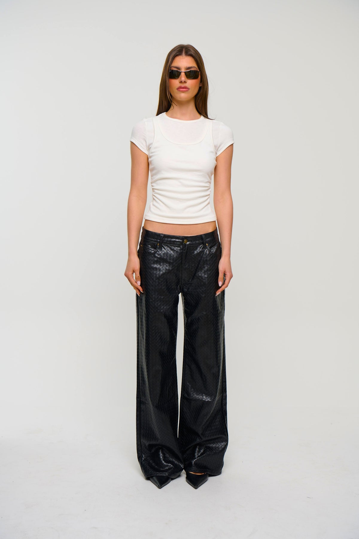 Tianna Layered Tee White