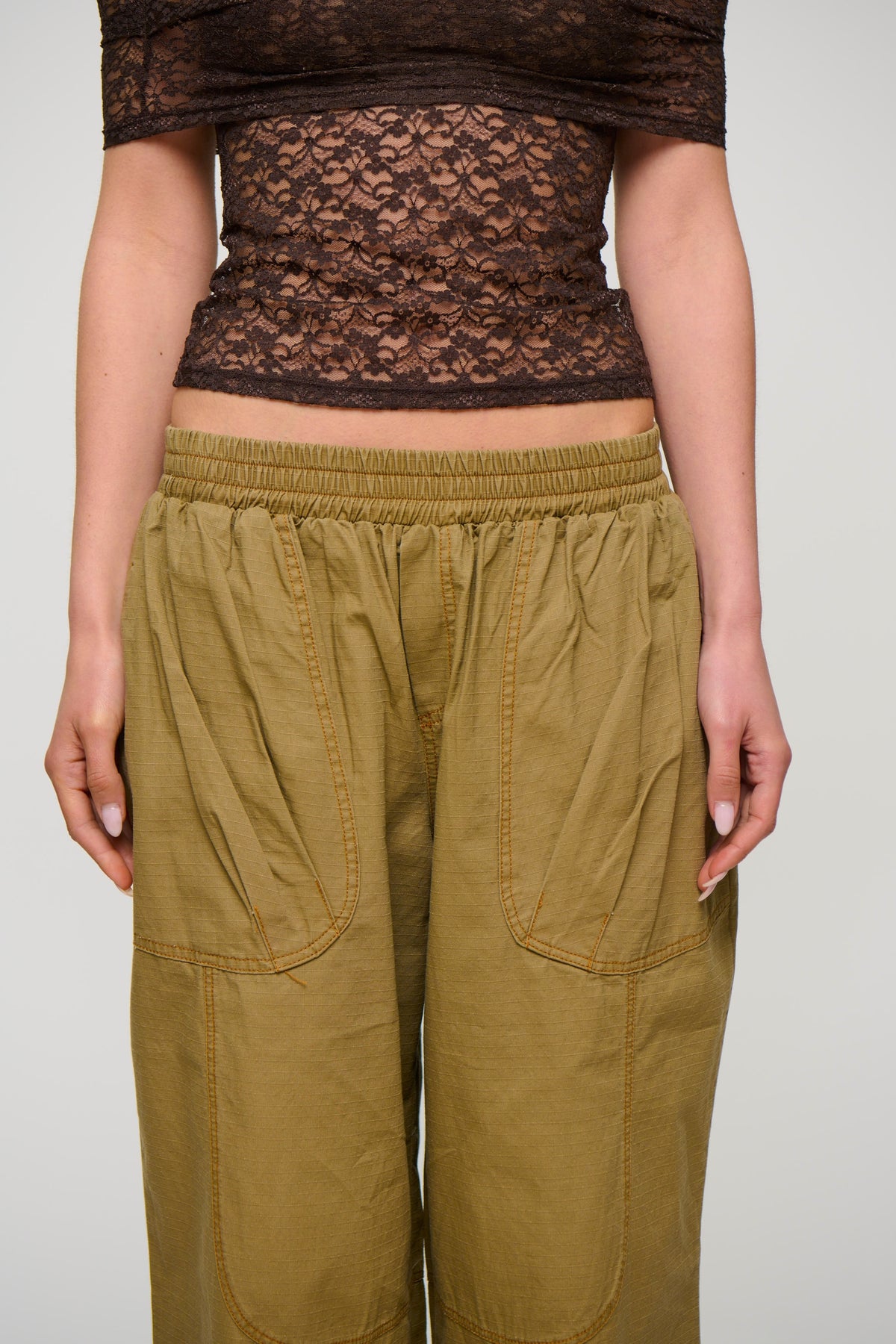 Alyssia Pant Khaki