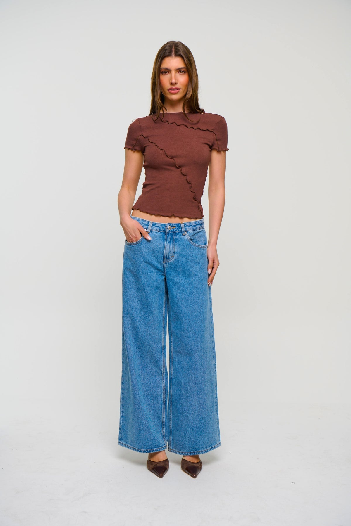 Sita Short Sleeve Chocolate
