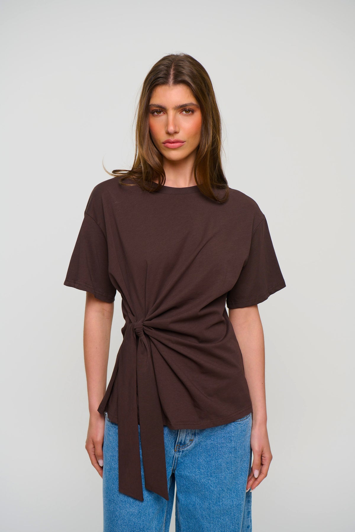 Natalia Long Sleeve Chocolate