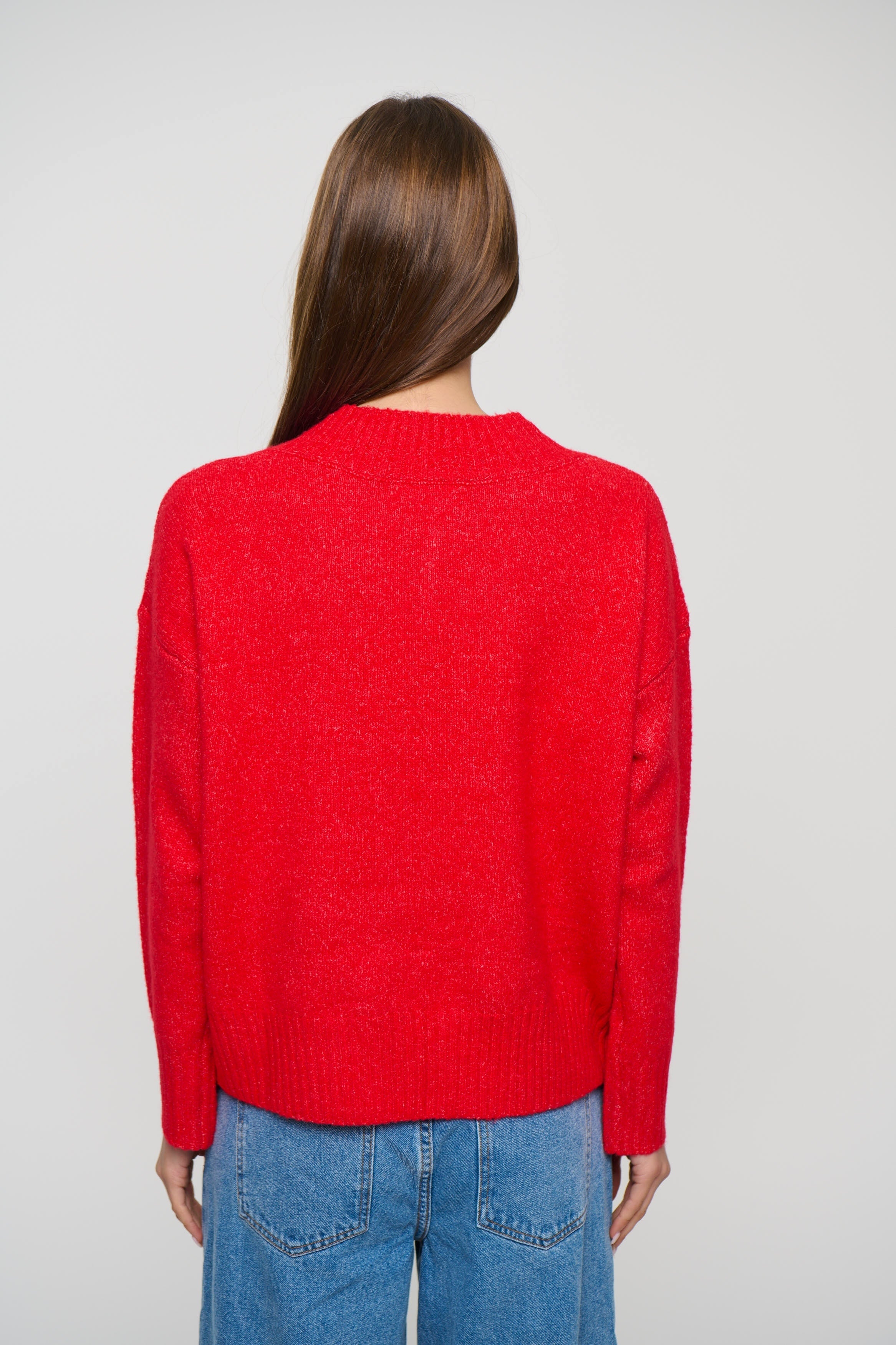 Adara Knit Jumper Cherry