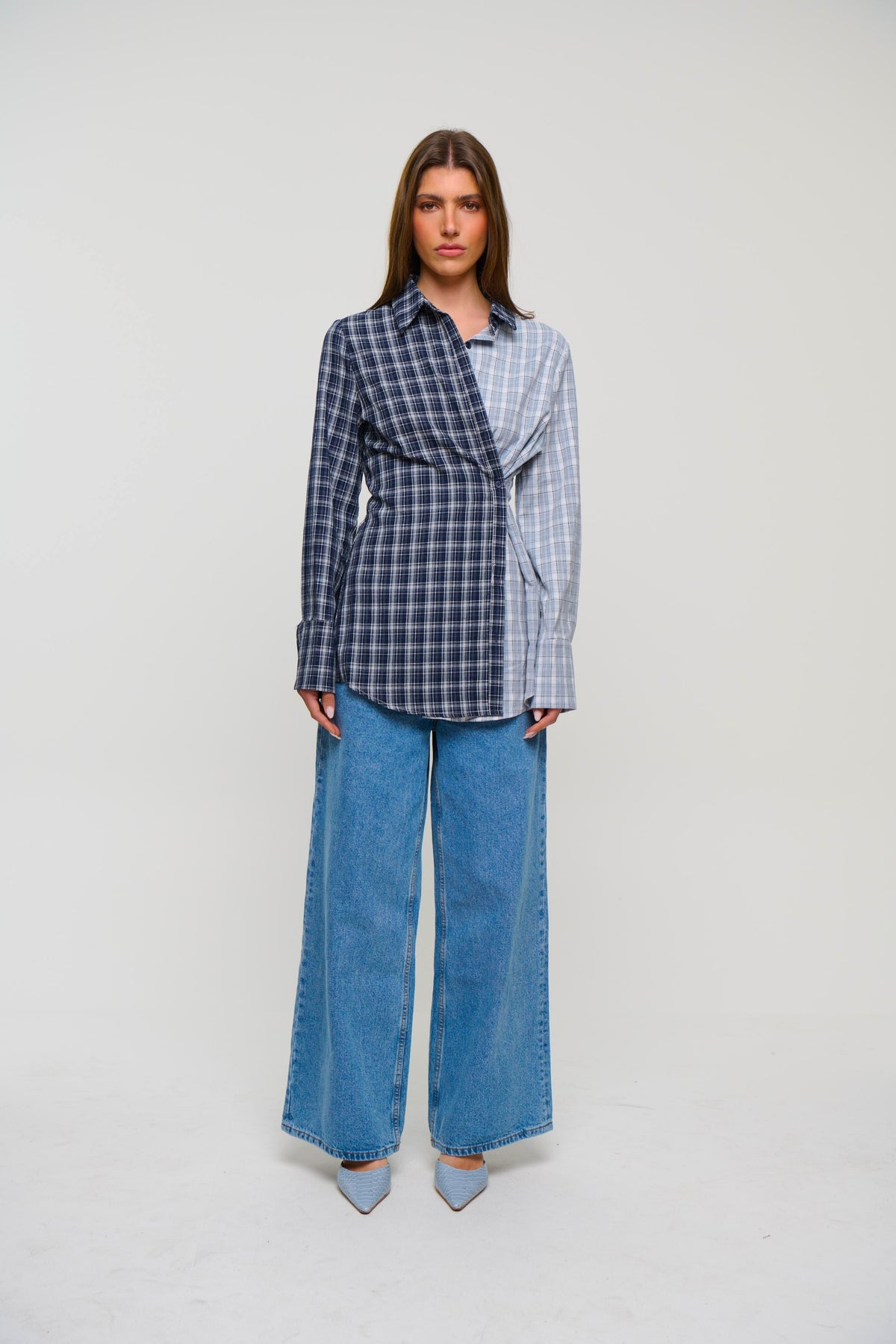 Tully Checkered Shirt Ocean