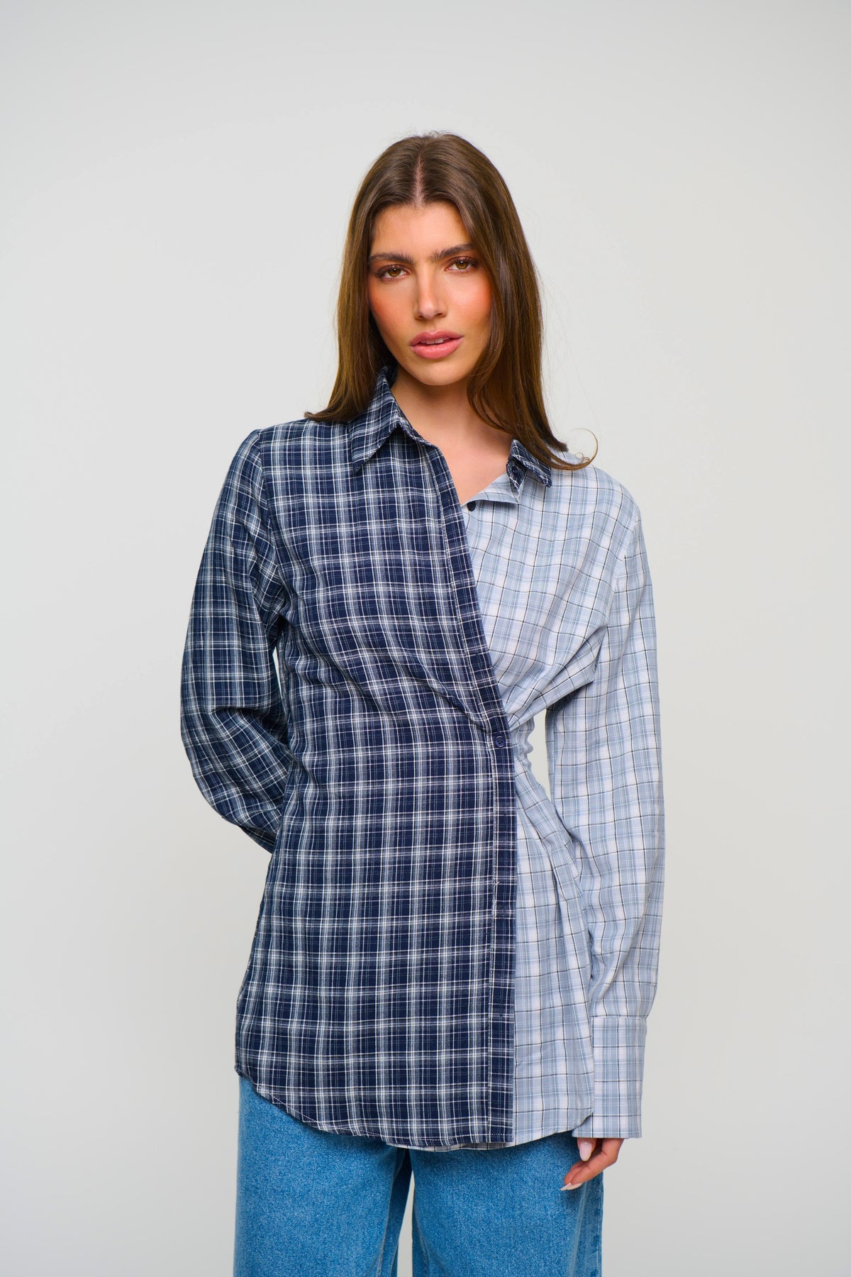 Tully Checkered Shirt Ocean