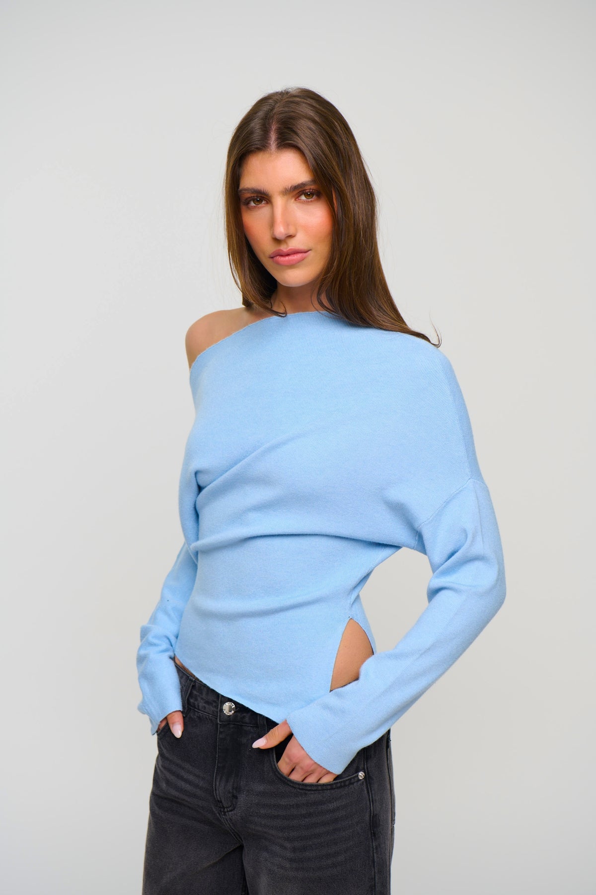 Robby Long Sleeve Sky