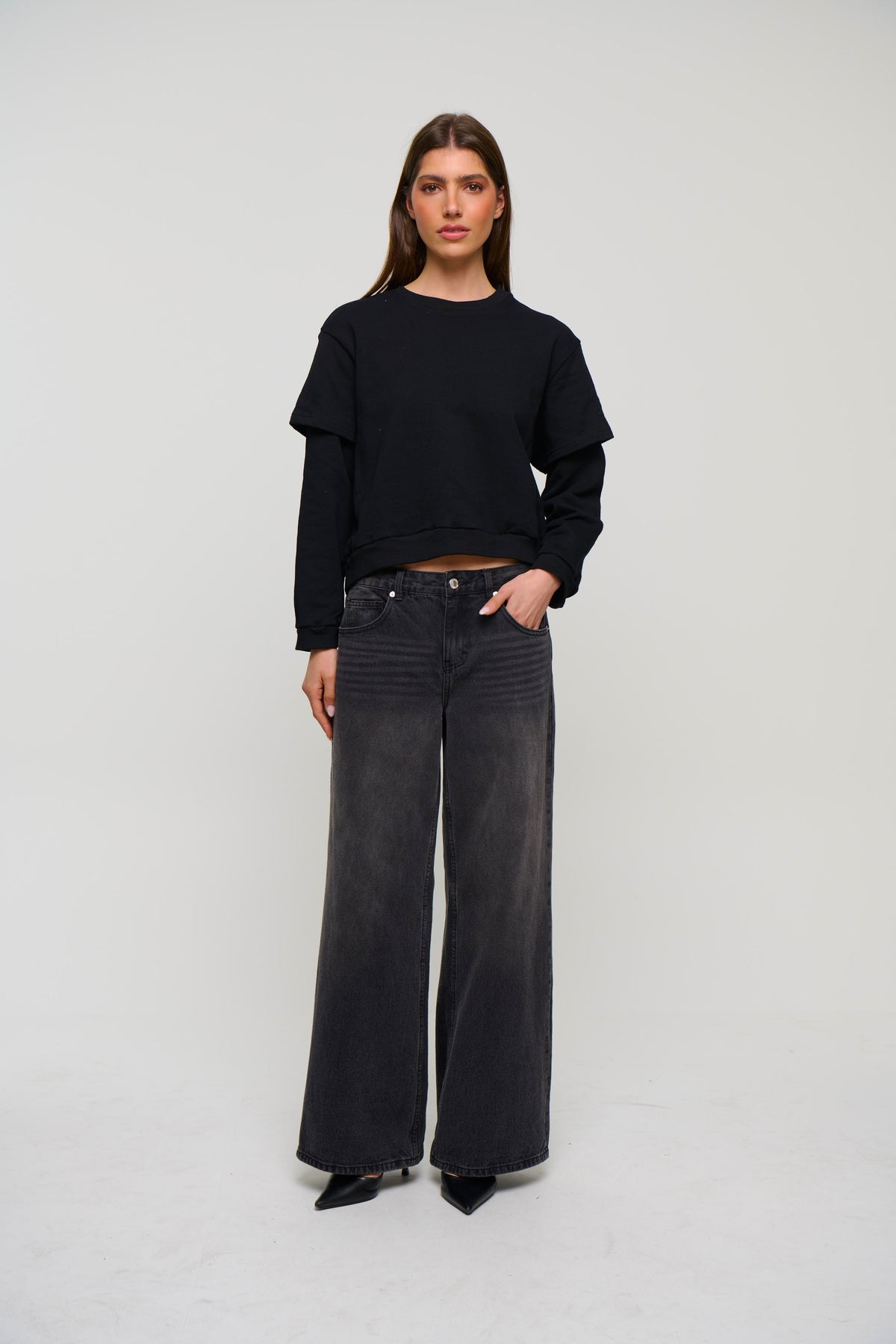 Jazmin Long Sleeve Black