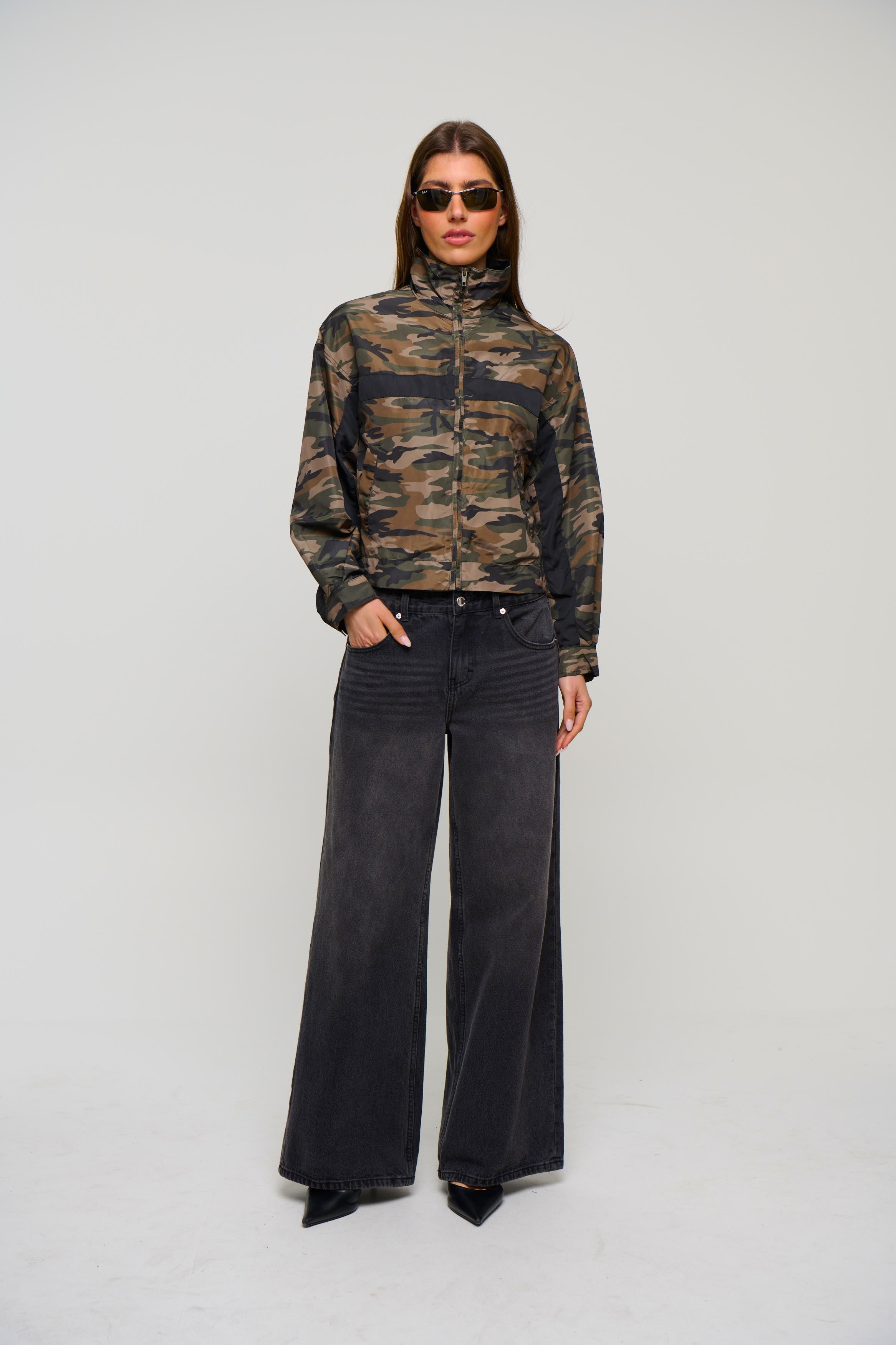 Essential Windbreaker Camo