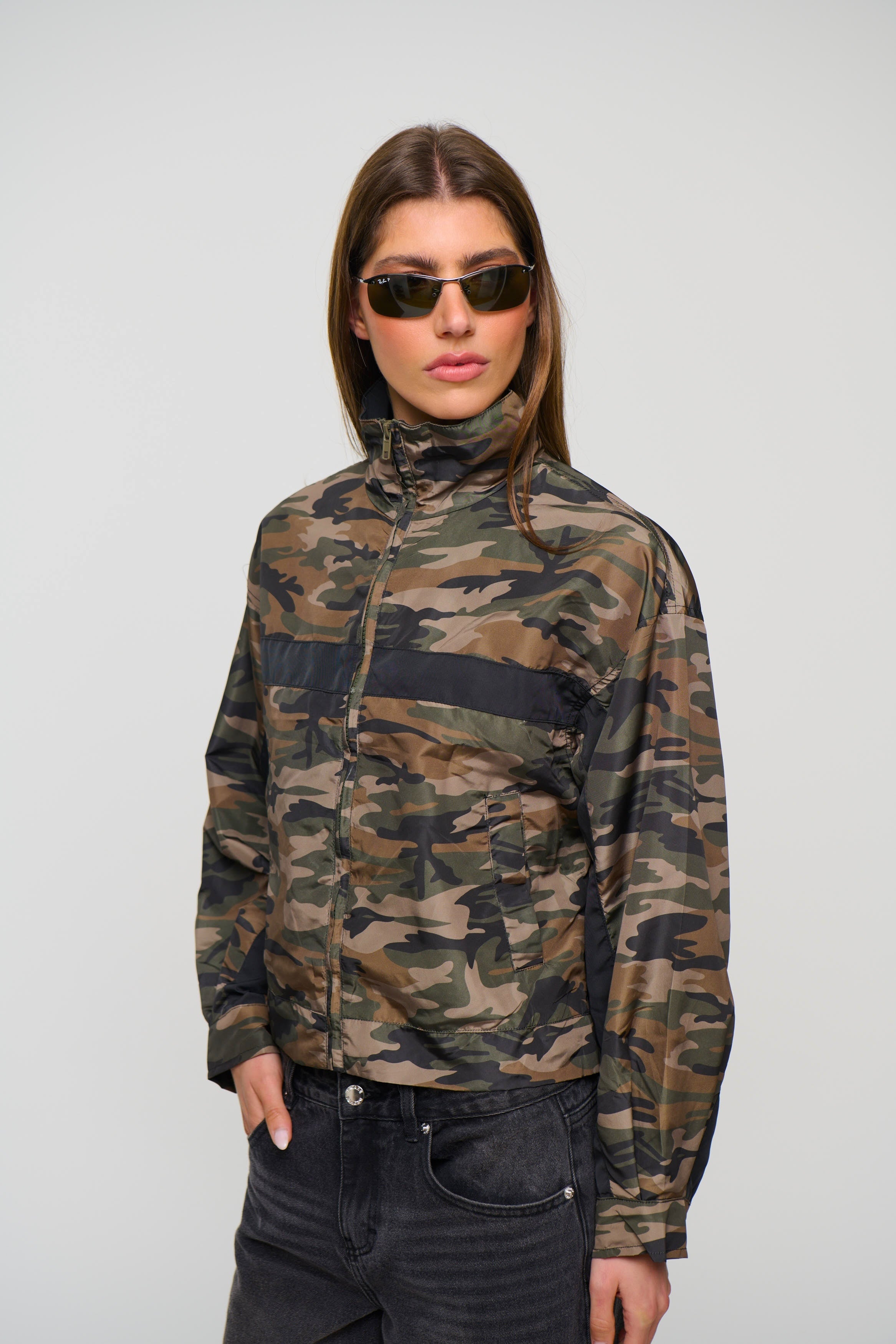 Essential Windbreaker Camo