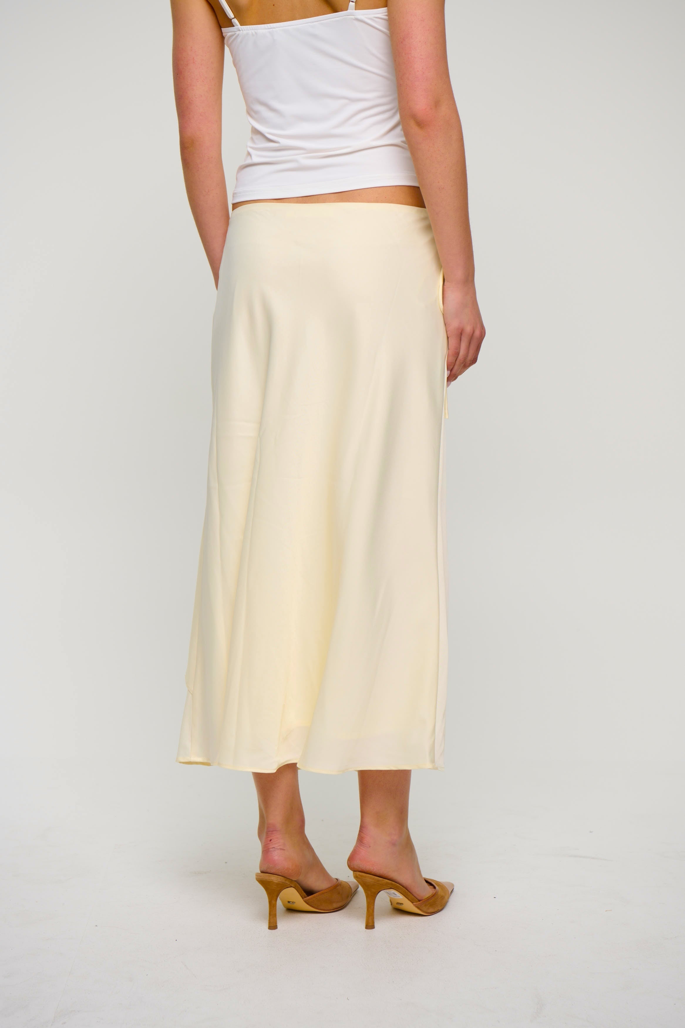 Levi Maxi Skirt Lemon