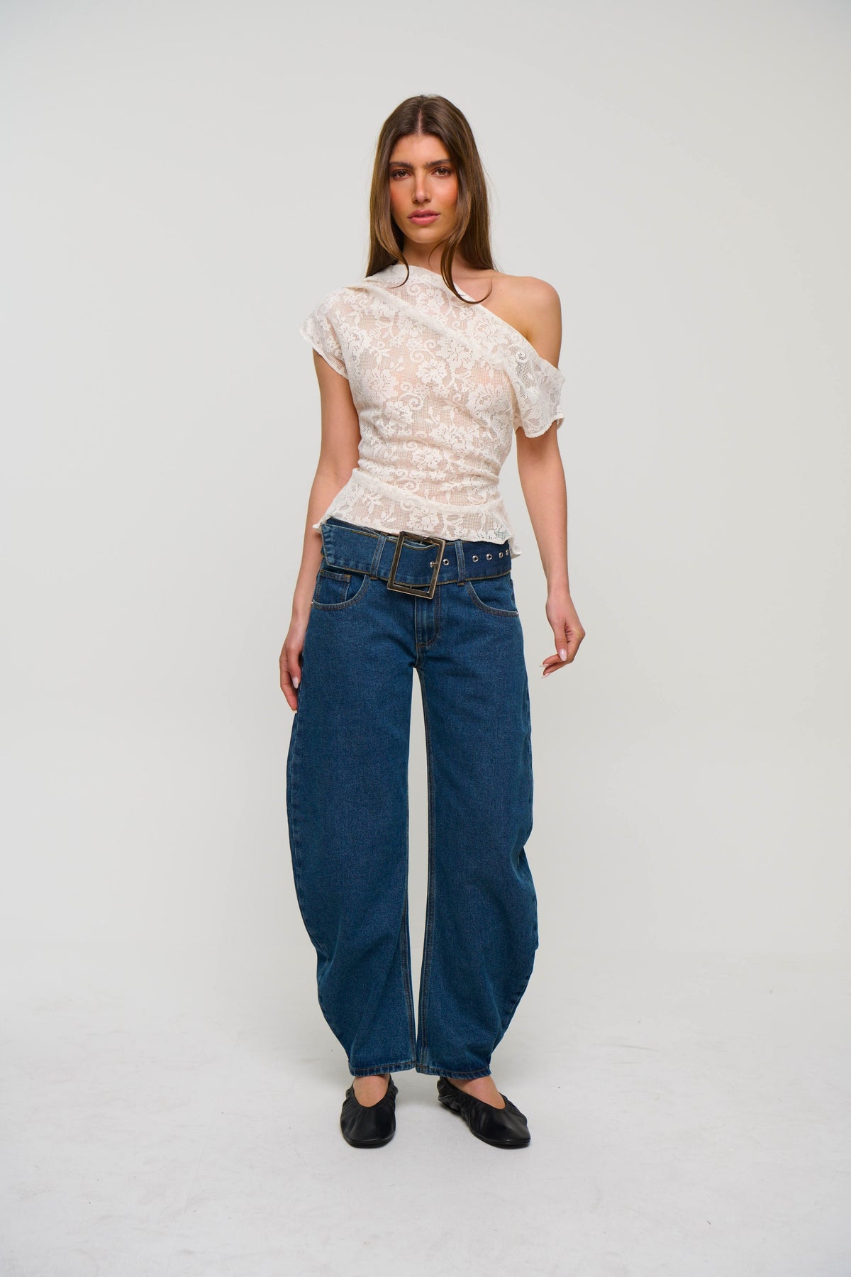 Lori Lace Top Cream