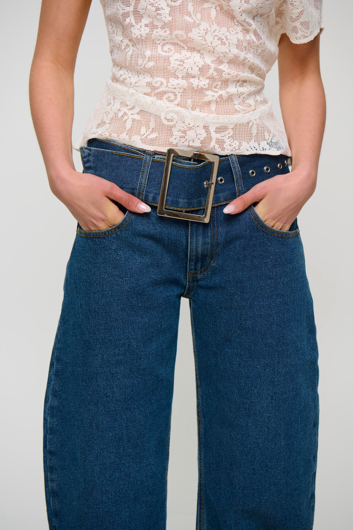Dynasty Jean Mid Blue