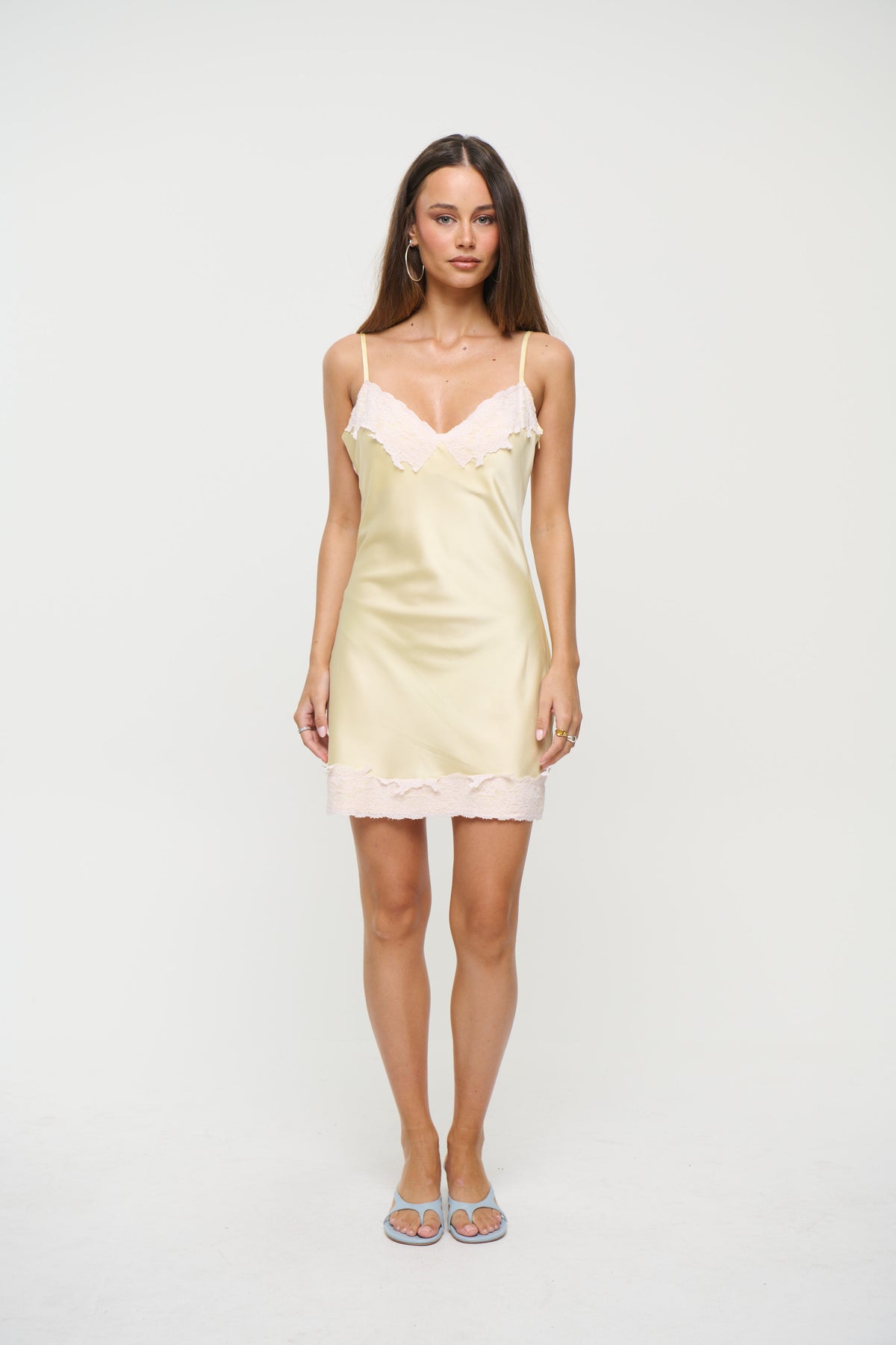 Rhode Mini Dress Butter Yellow