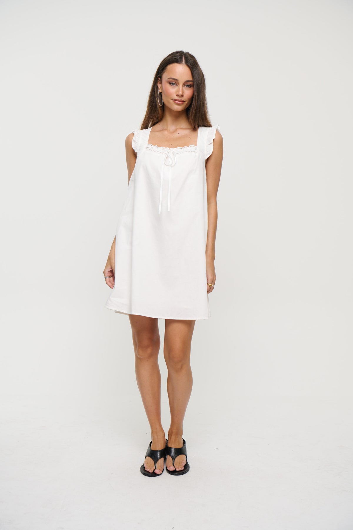 Cadia Mini Dress White