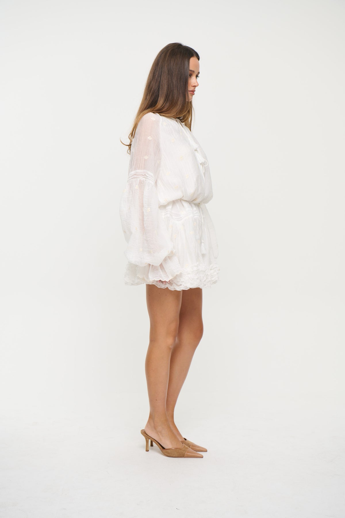 Celina Mini Dress White