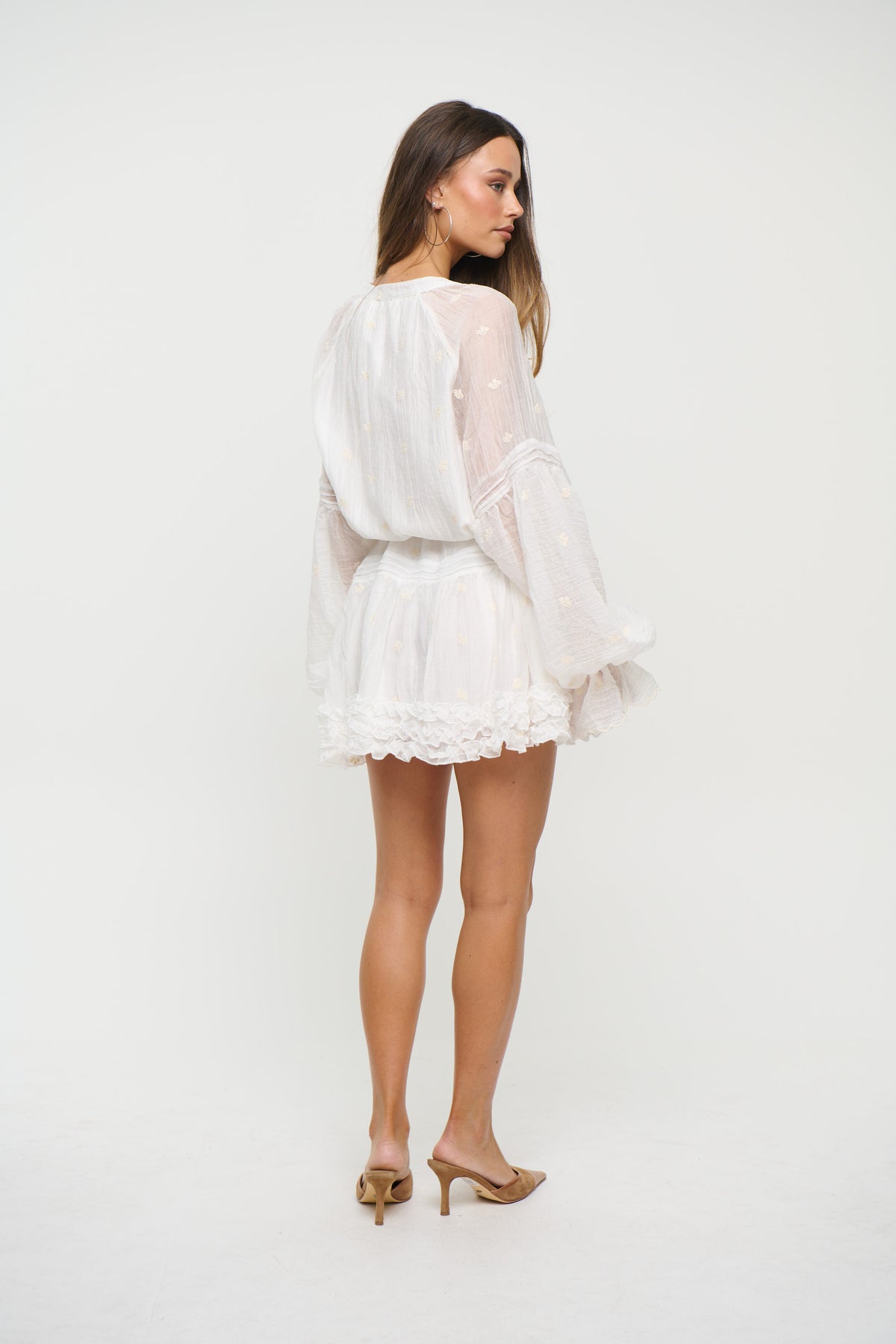 Celina Mini Dress White