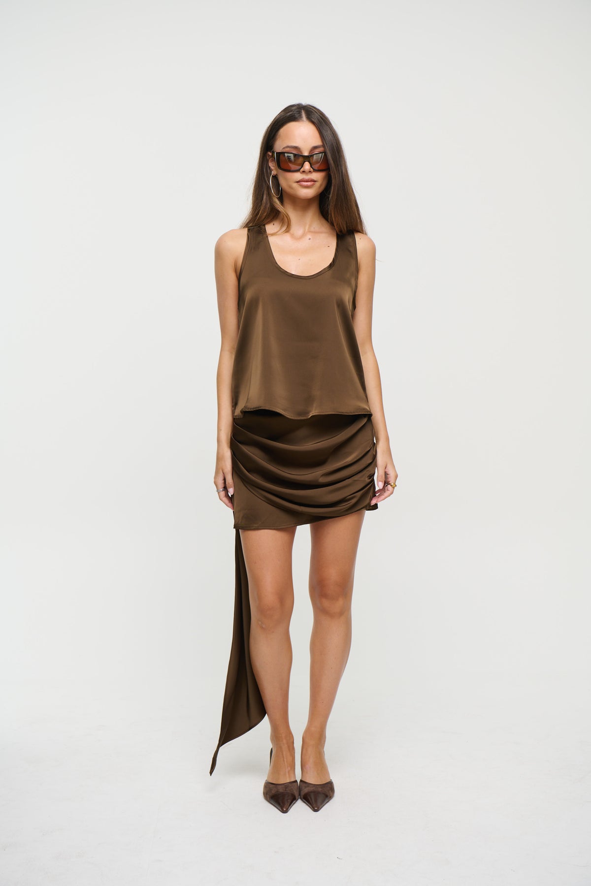 Liberty Skirt Chocolate