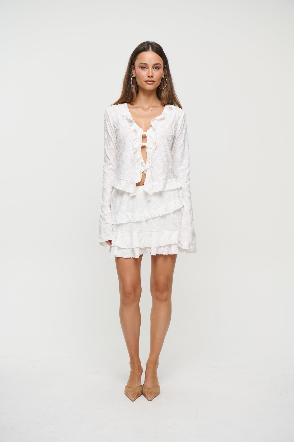 Lani Long Sleeve White