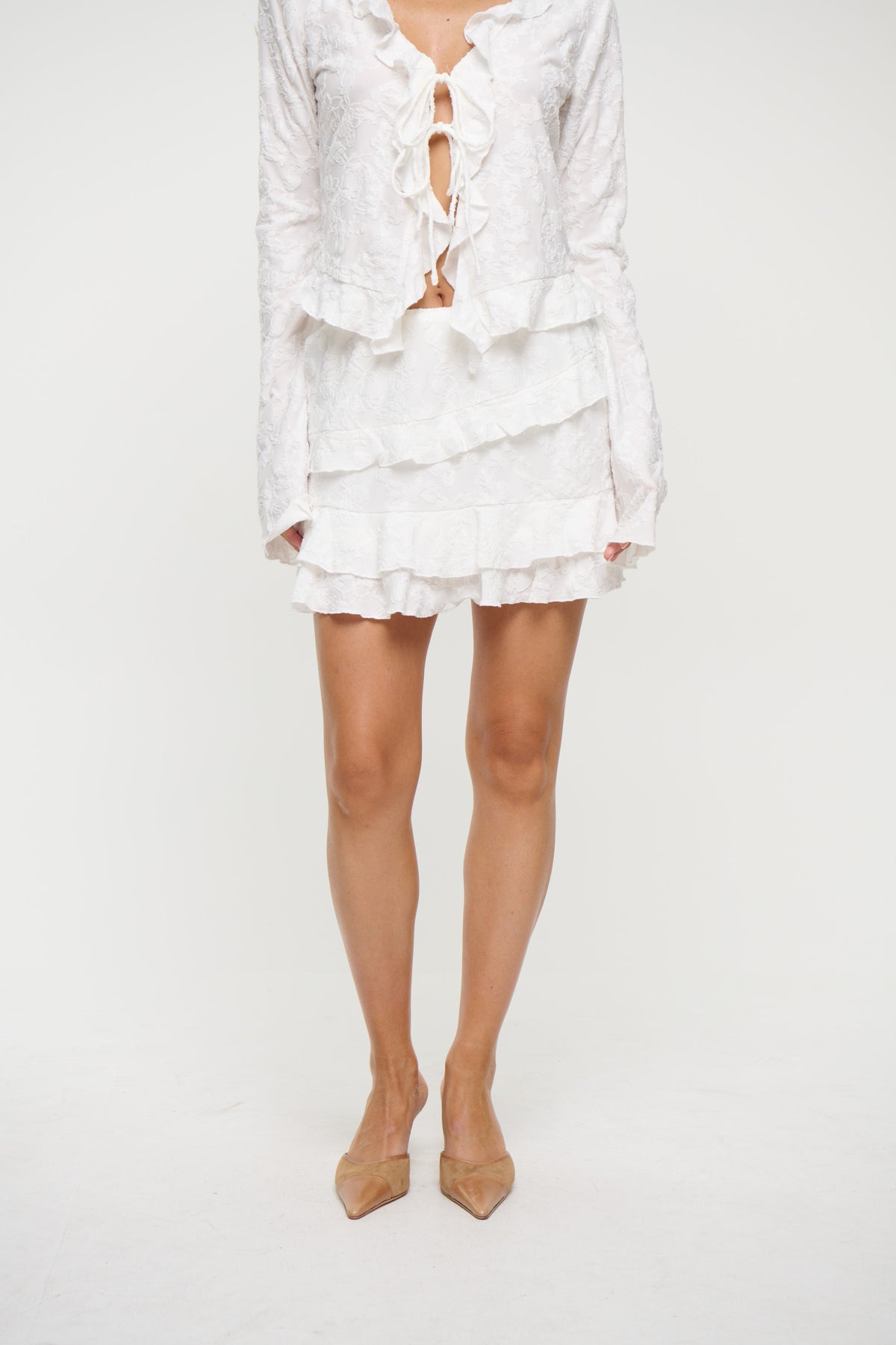 Lani Mini Skirt White