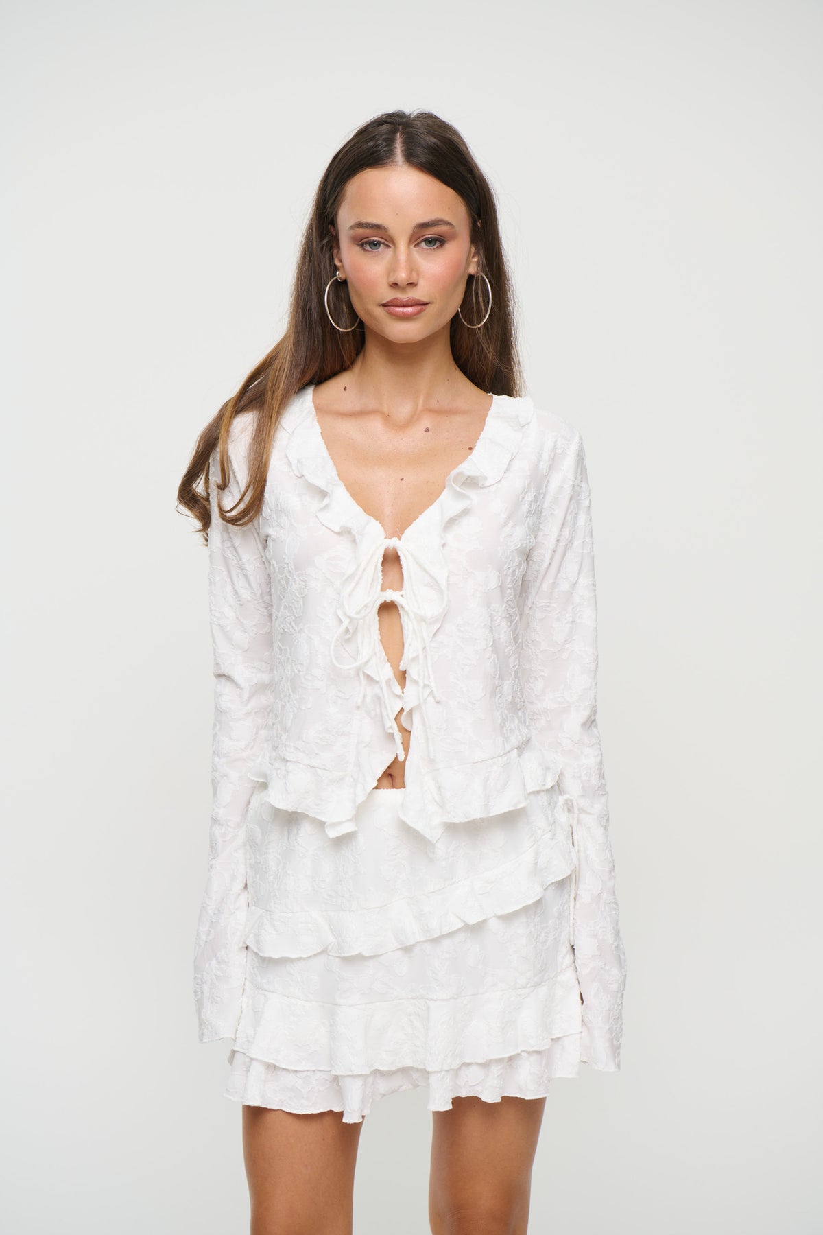 Lani Long Sleeve White