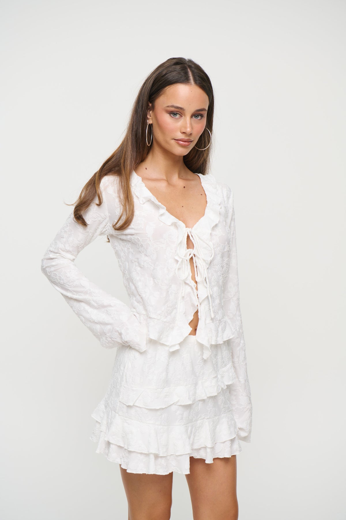 Lani Long Sleeve White