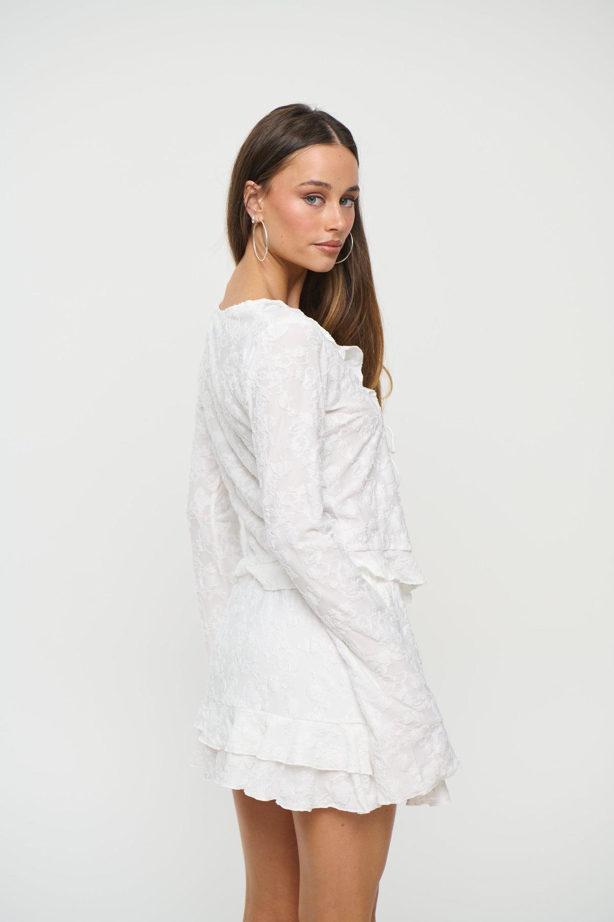 Lani Long Sleeve White