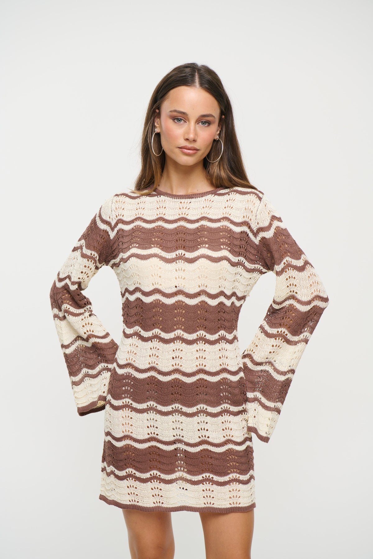 Shanice Mini Dress Chocolate