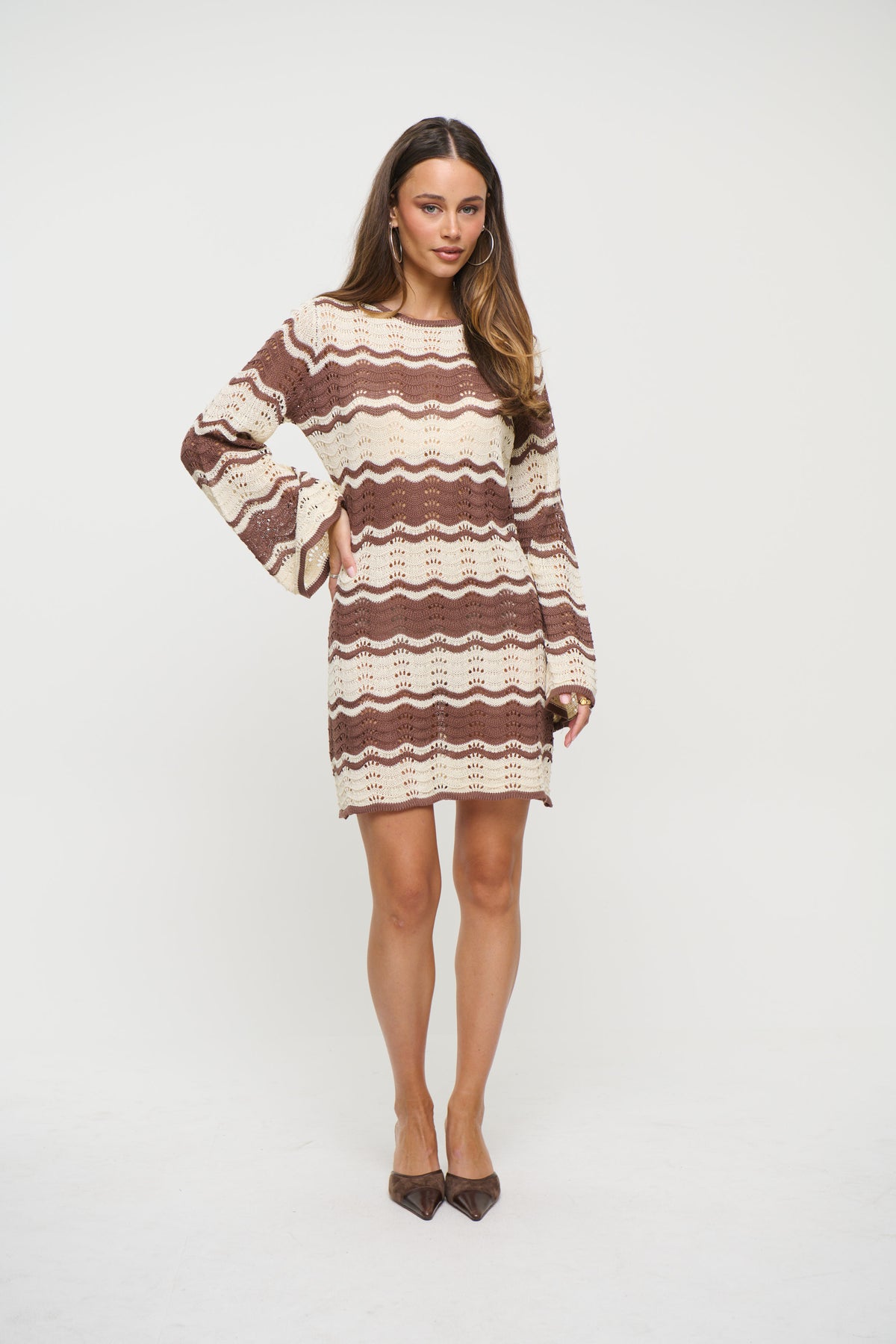 Shanice Mini Dress Chocolate
