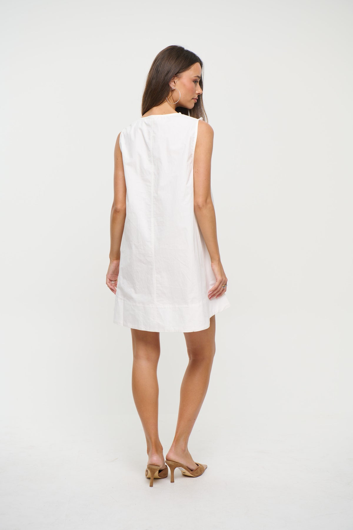 Amelia Mini Dress White