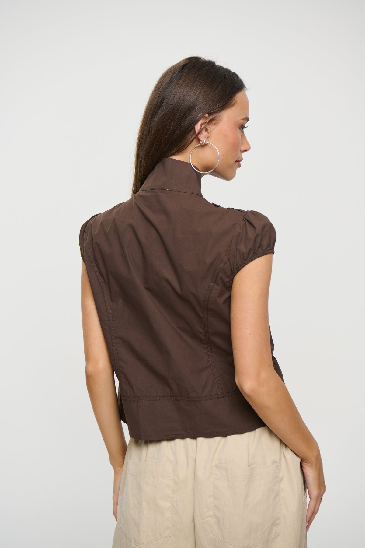 Yianni Short Sleeve Shirt Chocolate