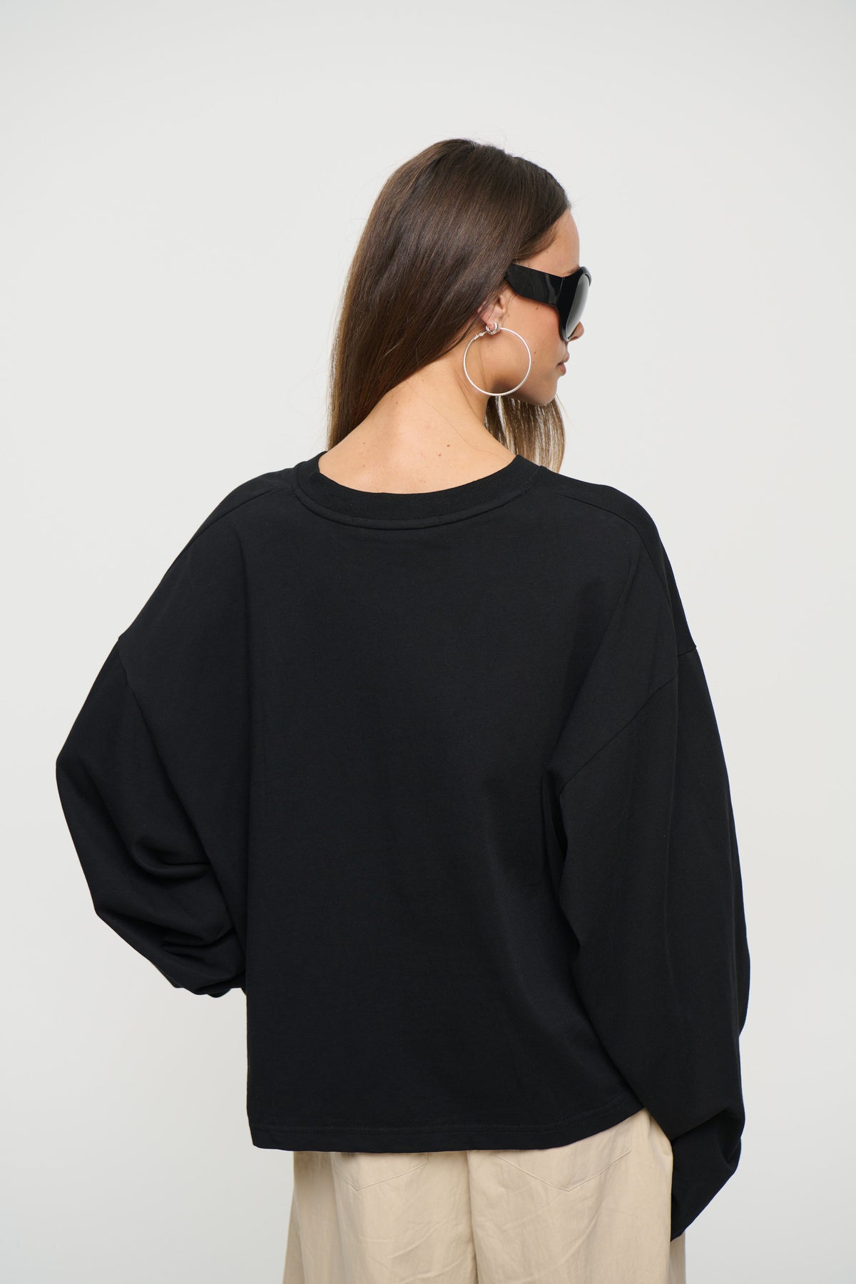 Bloom V Long Sleeve Onyx