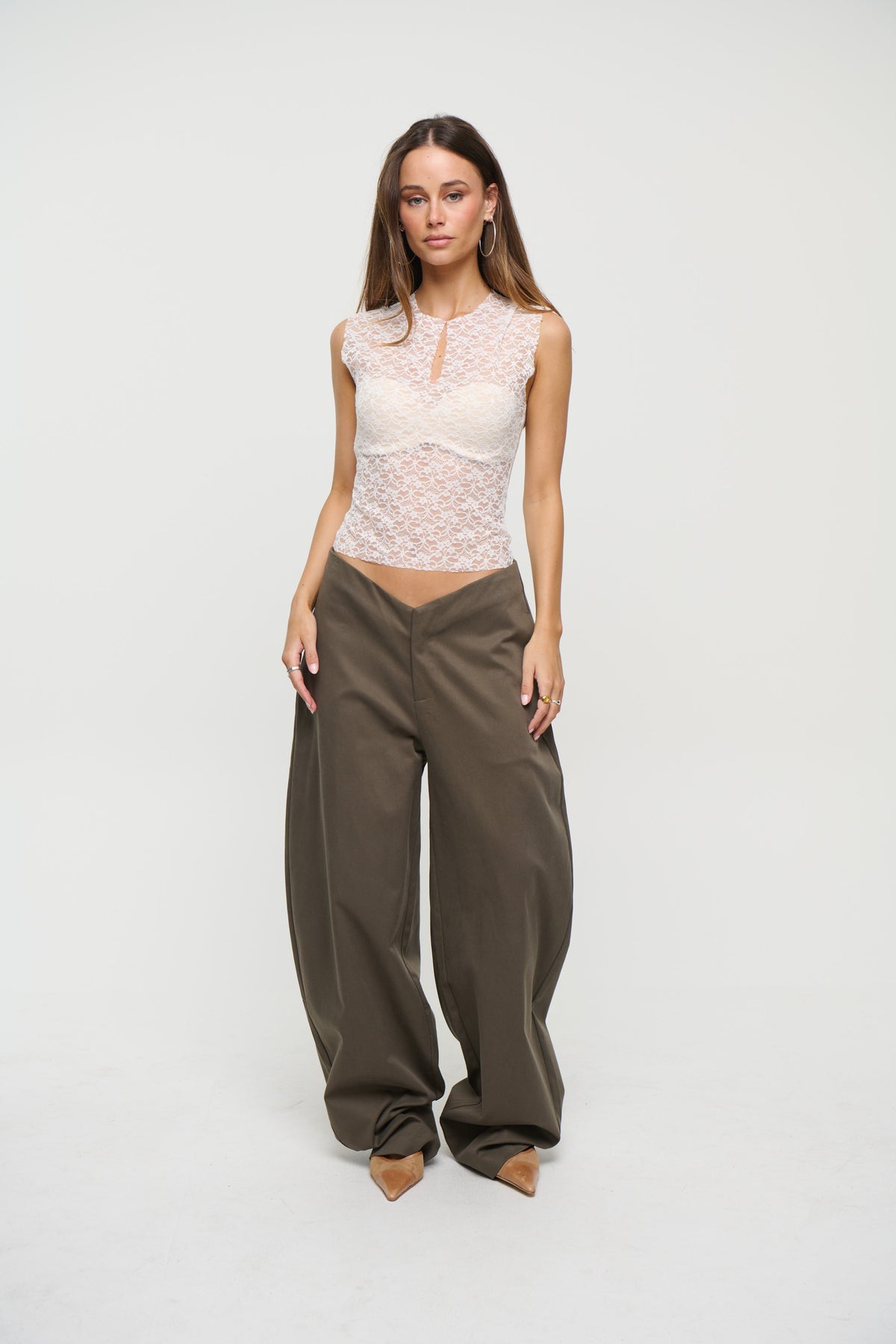 Tribeca Lace Top Moonlight