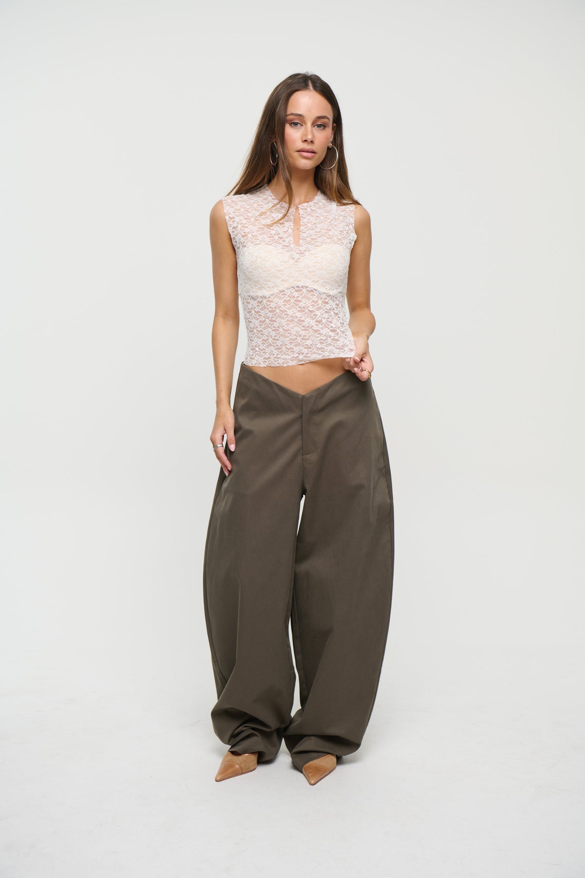 Tribeca Lace Top Moonlight