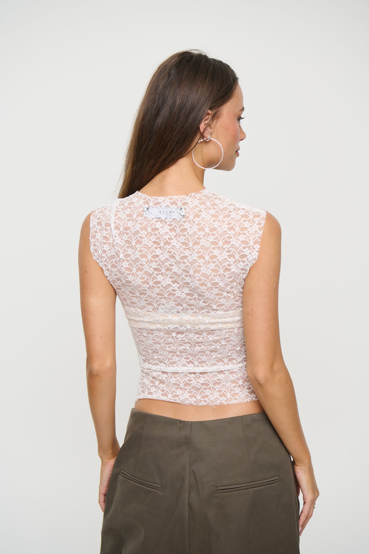 Tribeca Lace Top Moonlight