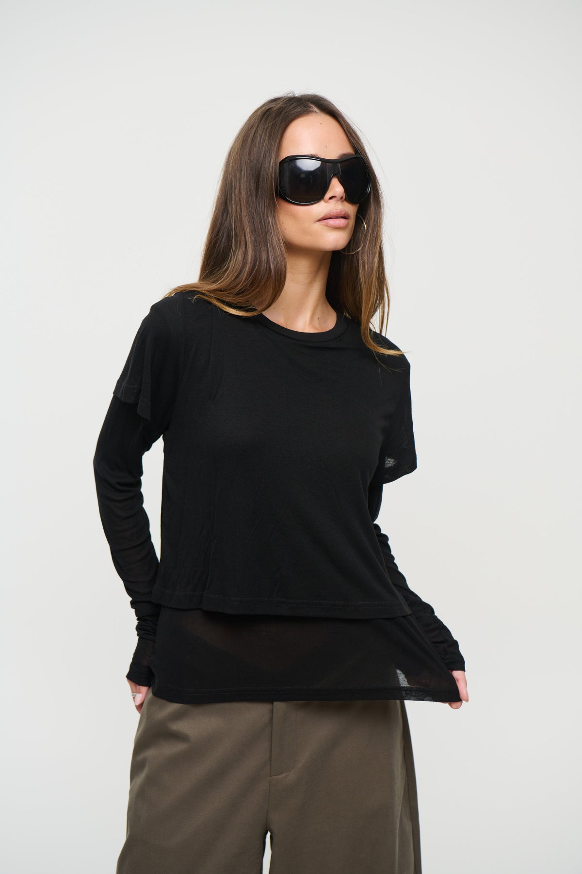 Calenia Top Black