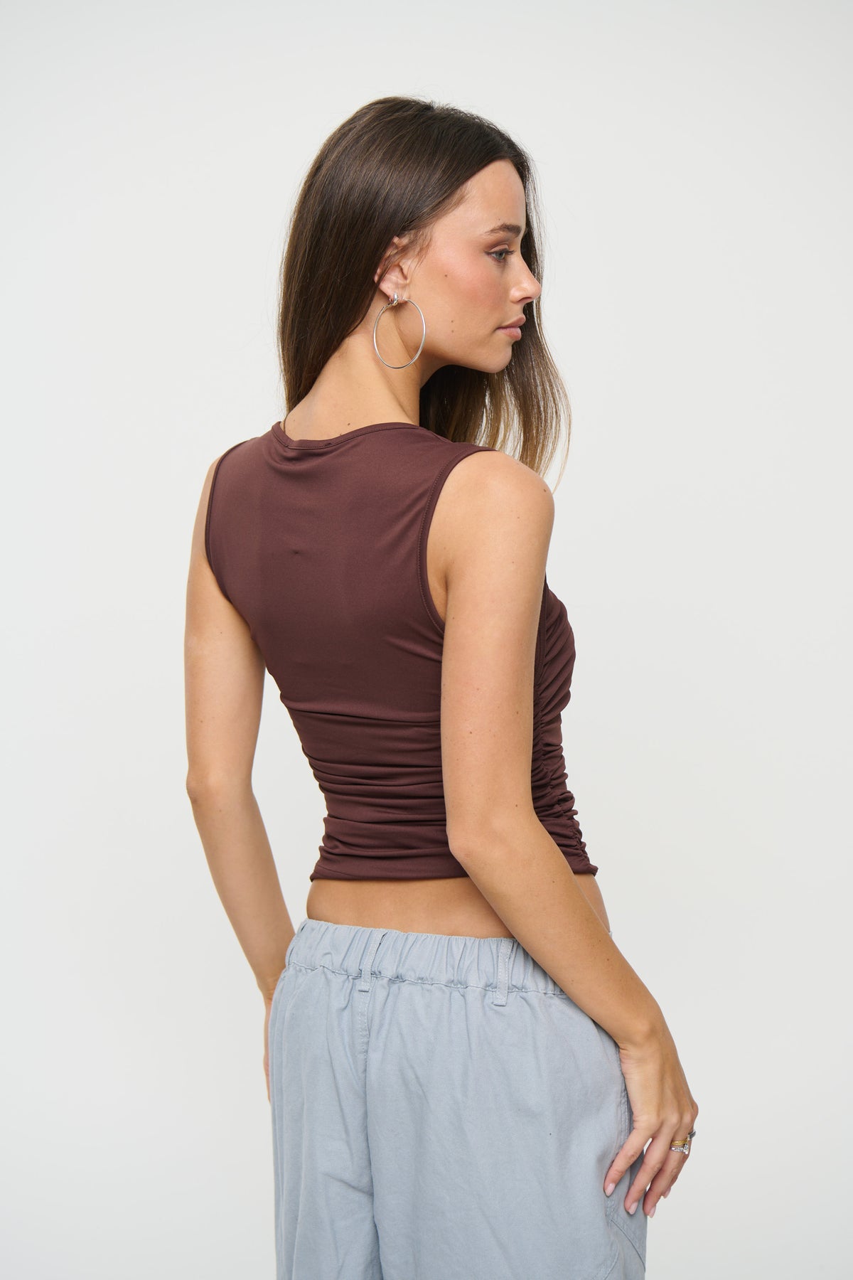 Mila Top Brown
