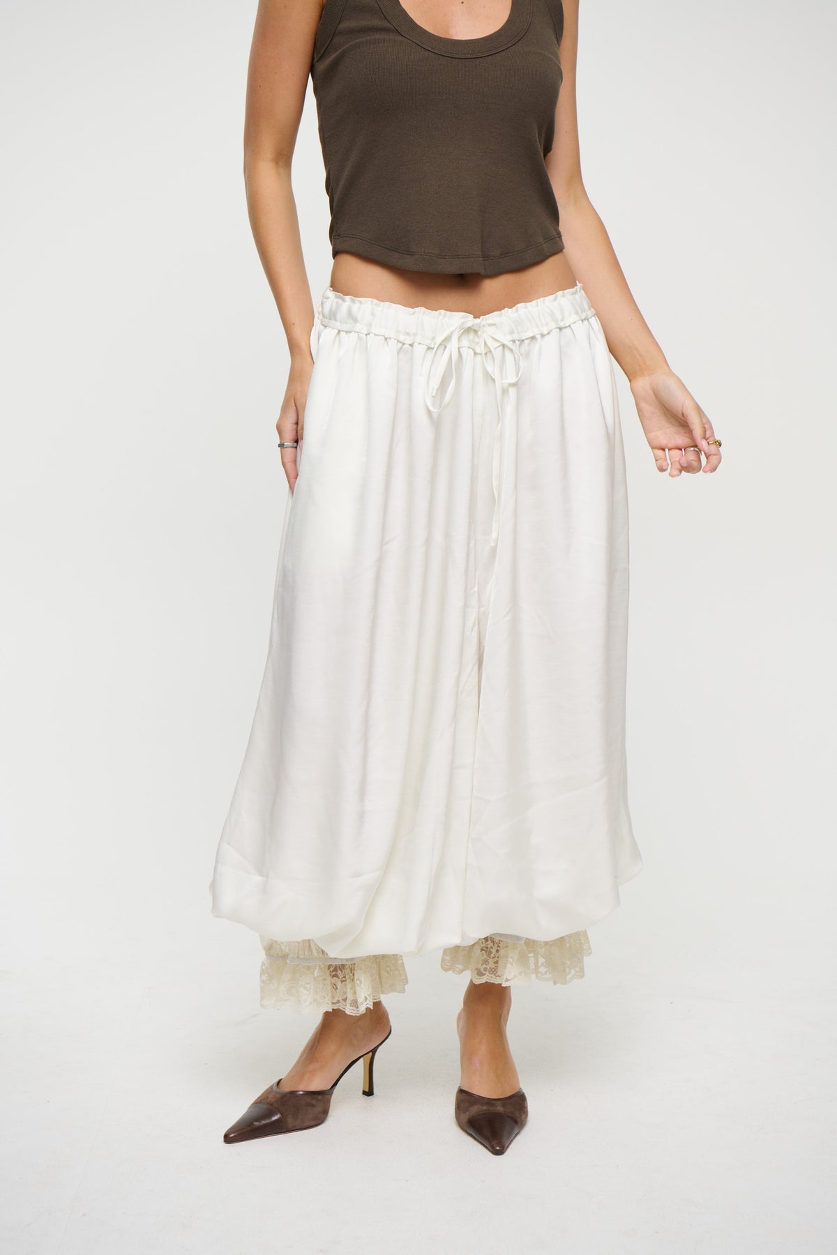 Kiss & Tell Pant Ivory
