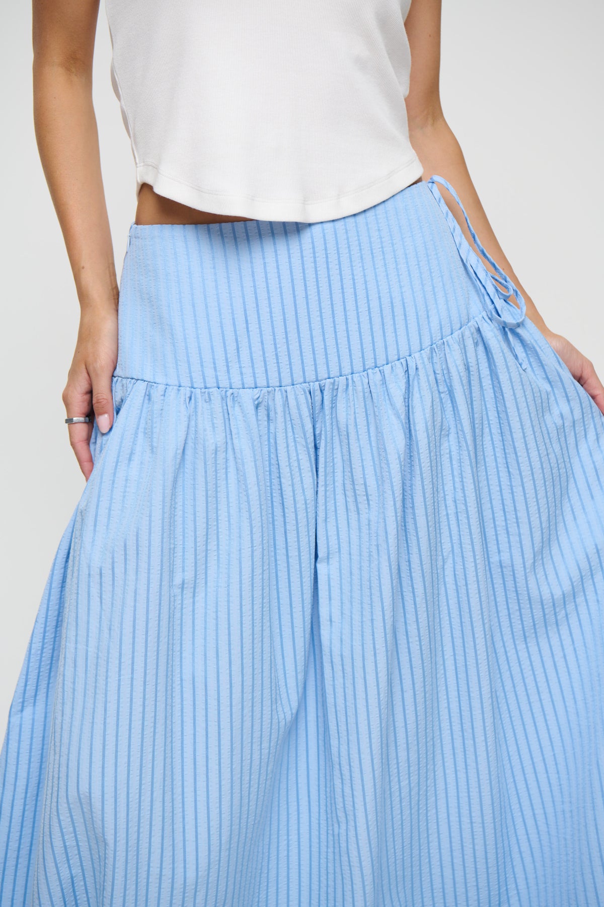 Minnie Maxi Skirt Ocean