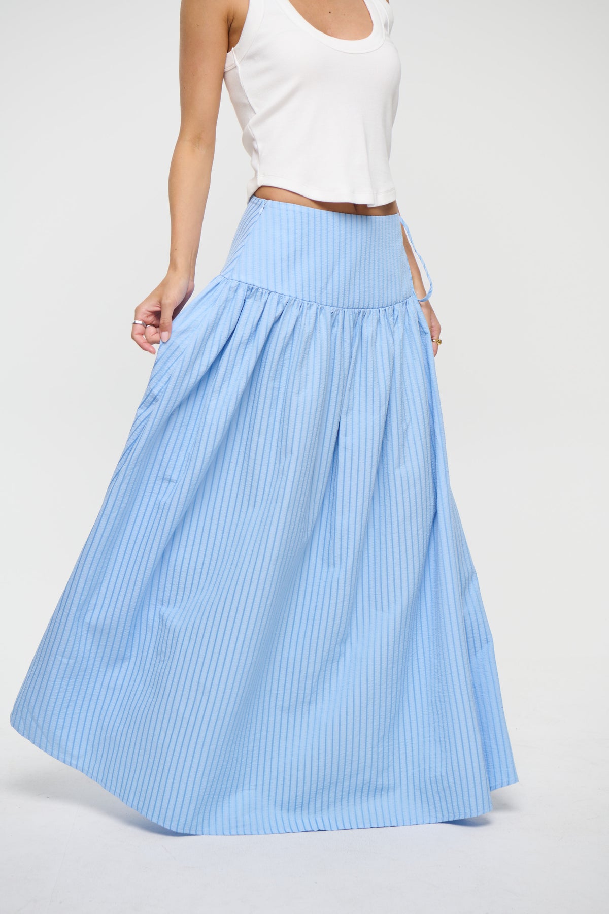 Minnie Maxi Skirt Ocean
