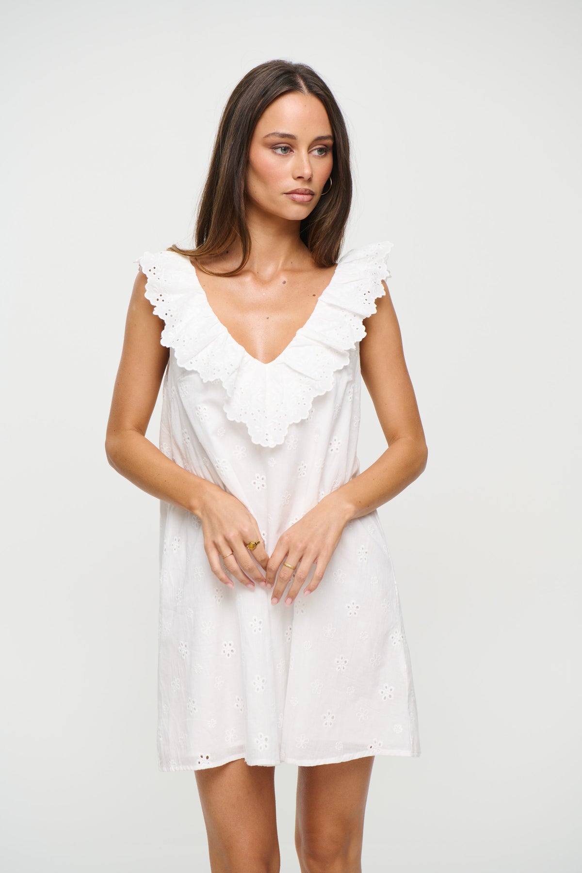 Cassius Mini Dress White