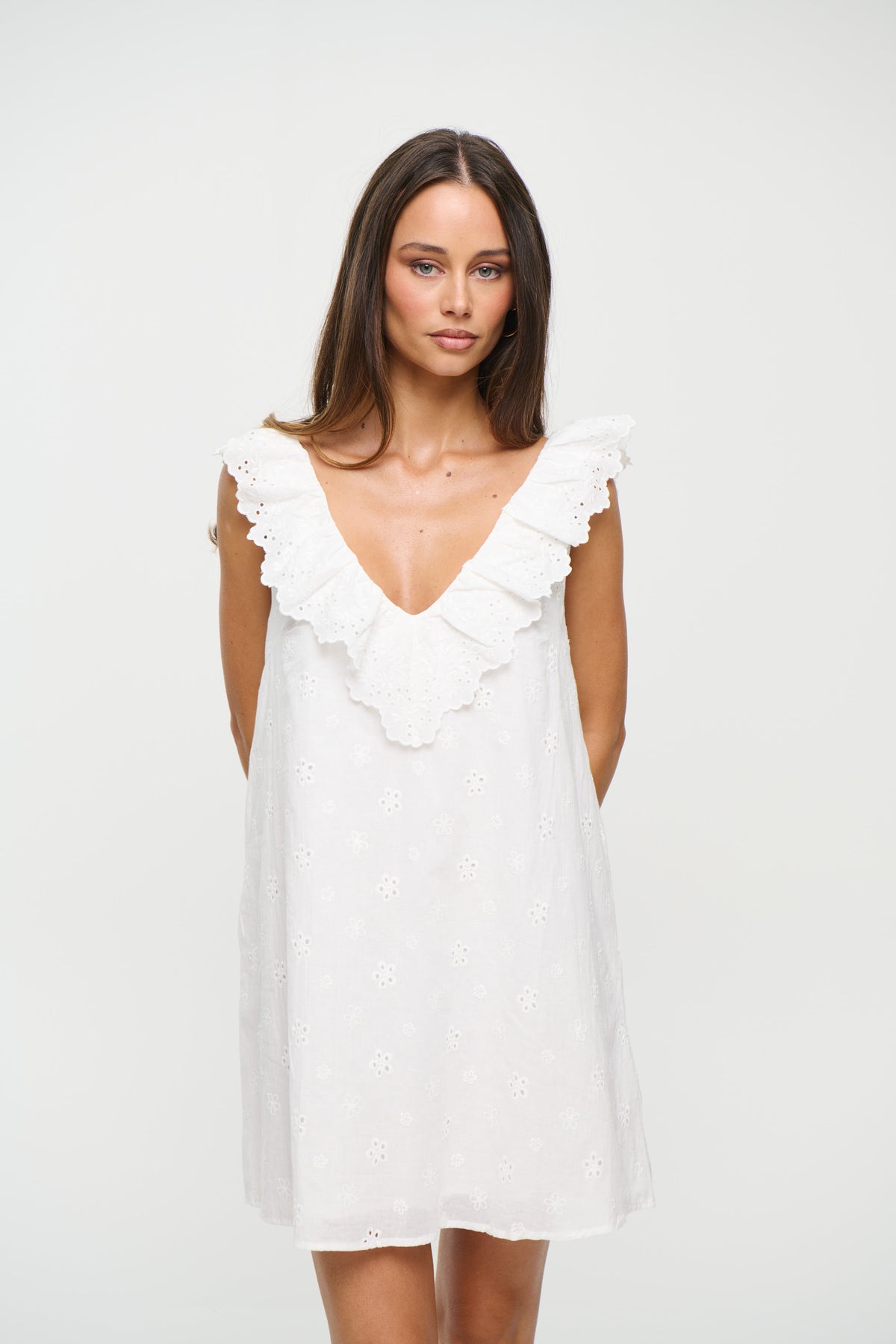 Cassius Mini Dress White
