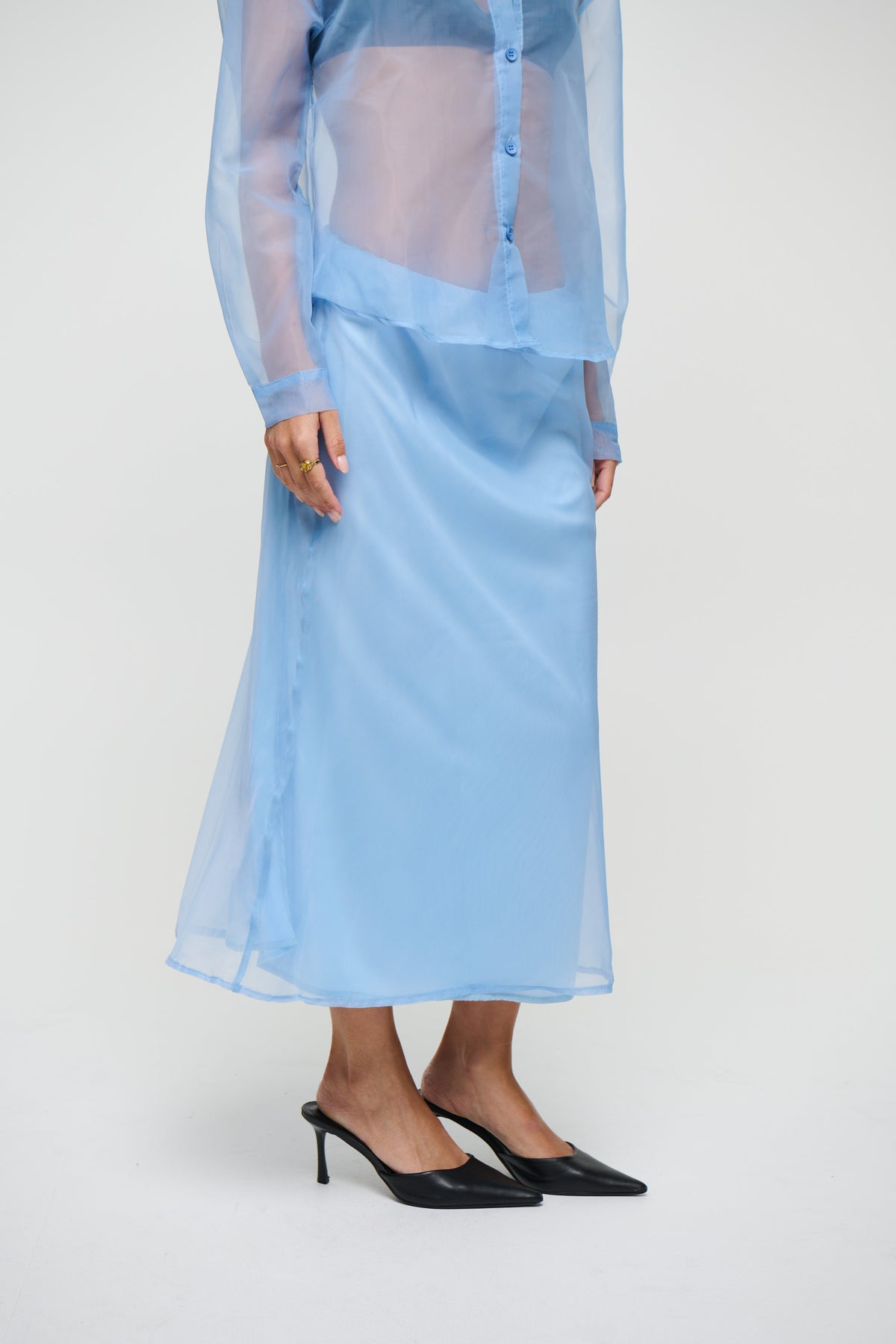 Toni Midi Skirt Sky