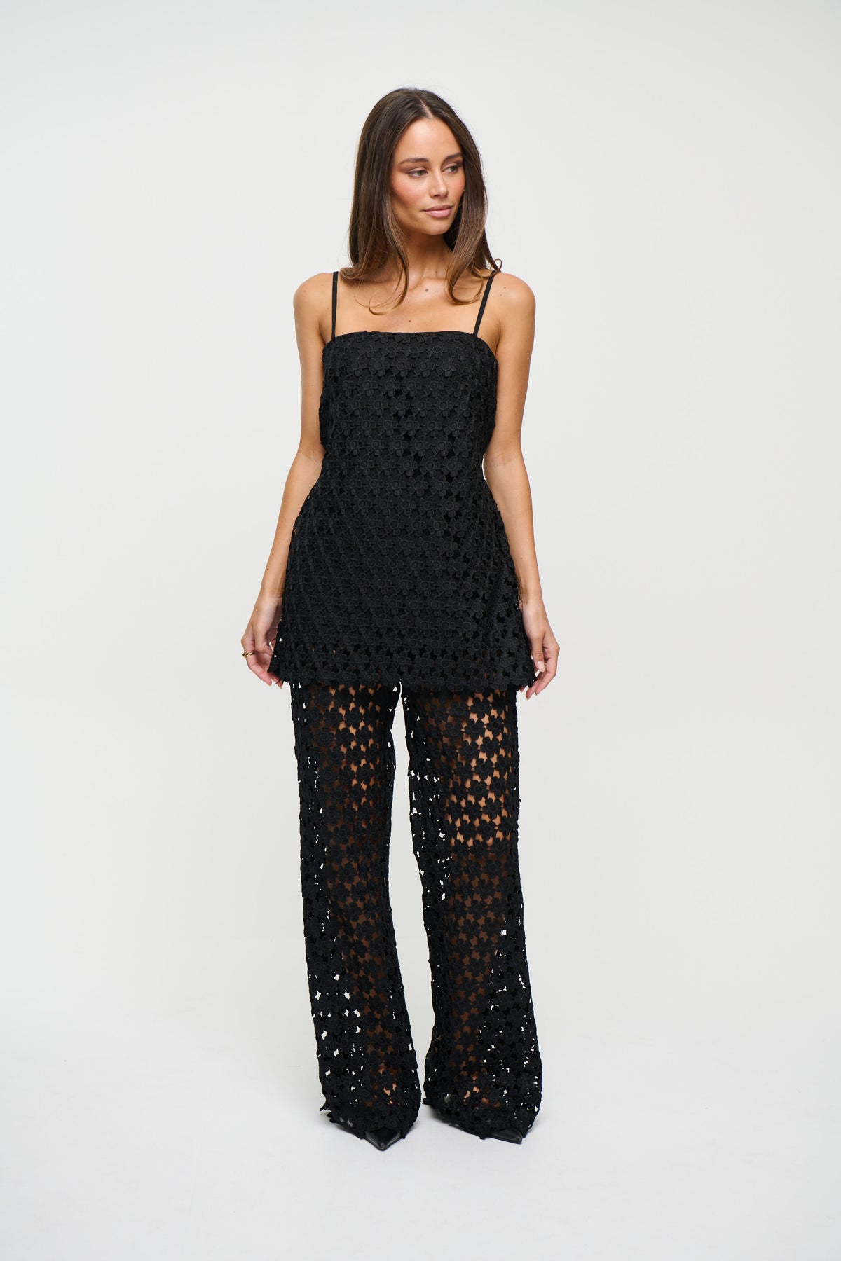 Wanda Lace Set Black